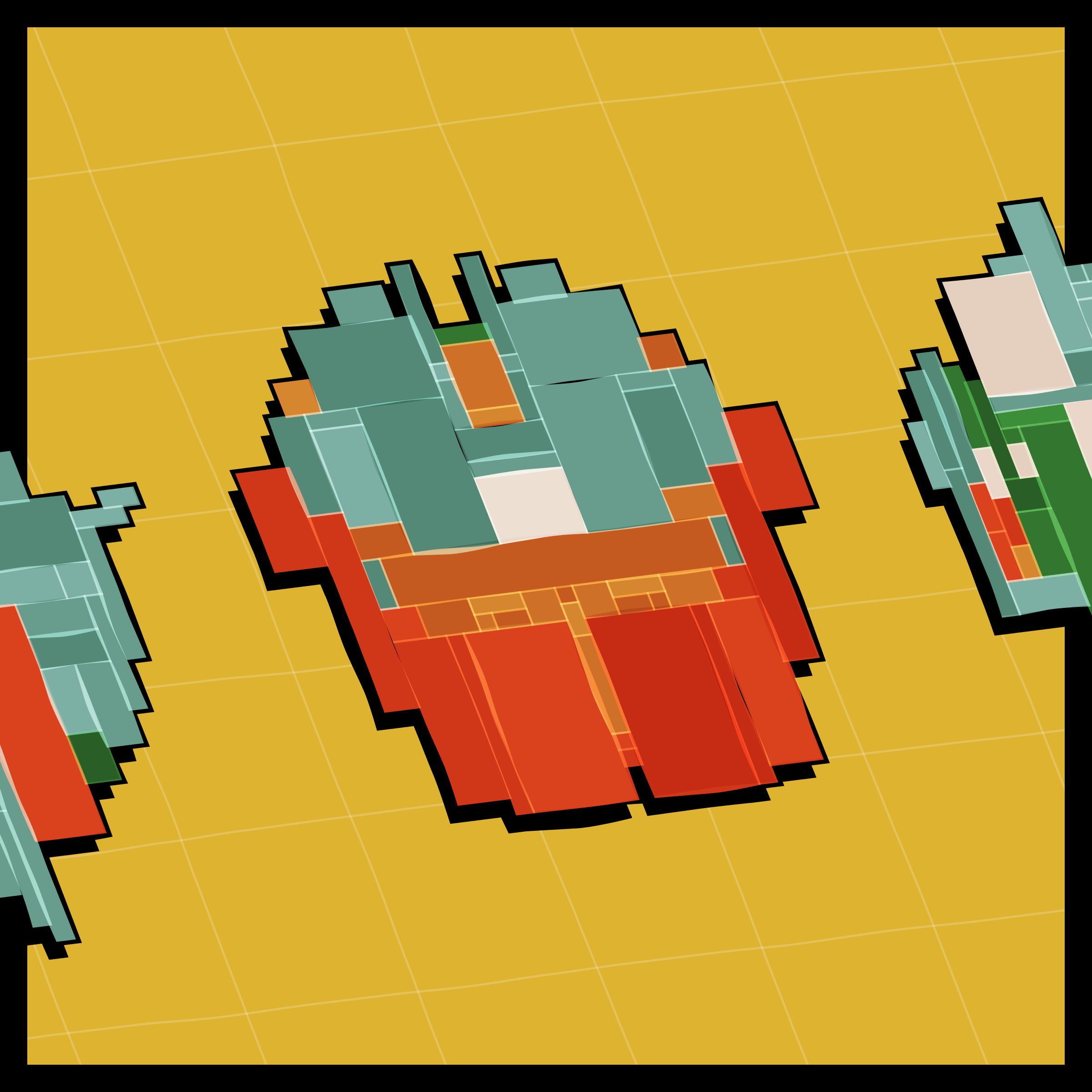 Art Blocks - Art Blocks v2 - Paper Armada #1487 - NFT # 37001487