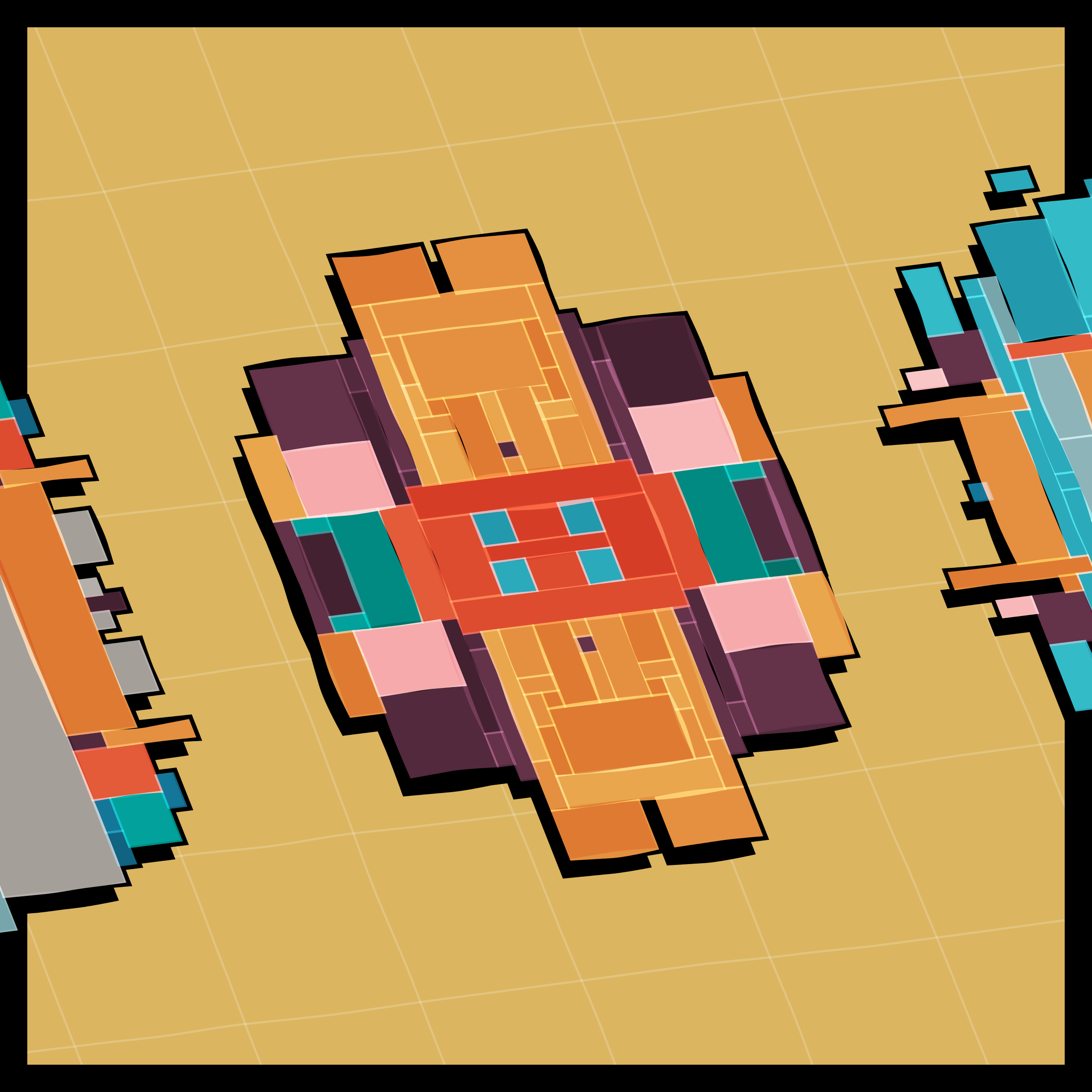 Art Blocks - Art Blocks v2 - Paper Armada #1493 - NFT # 37001493