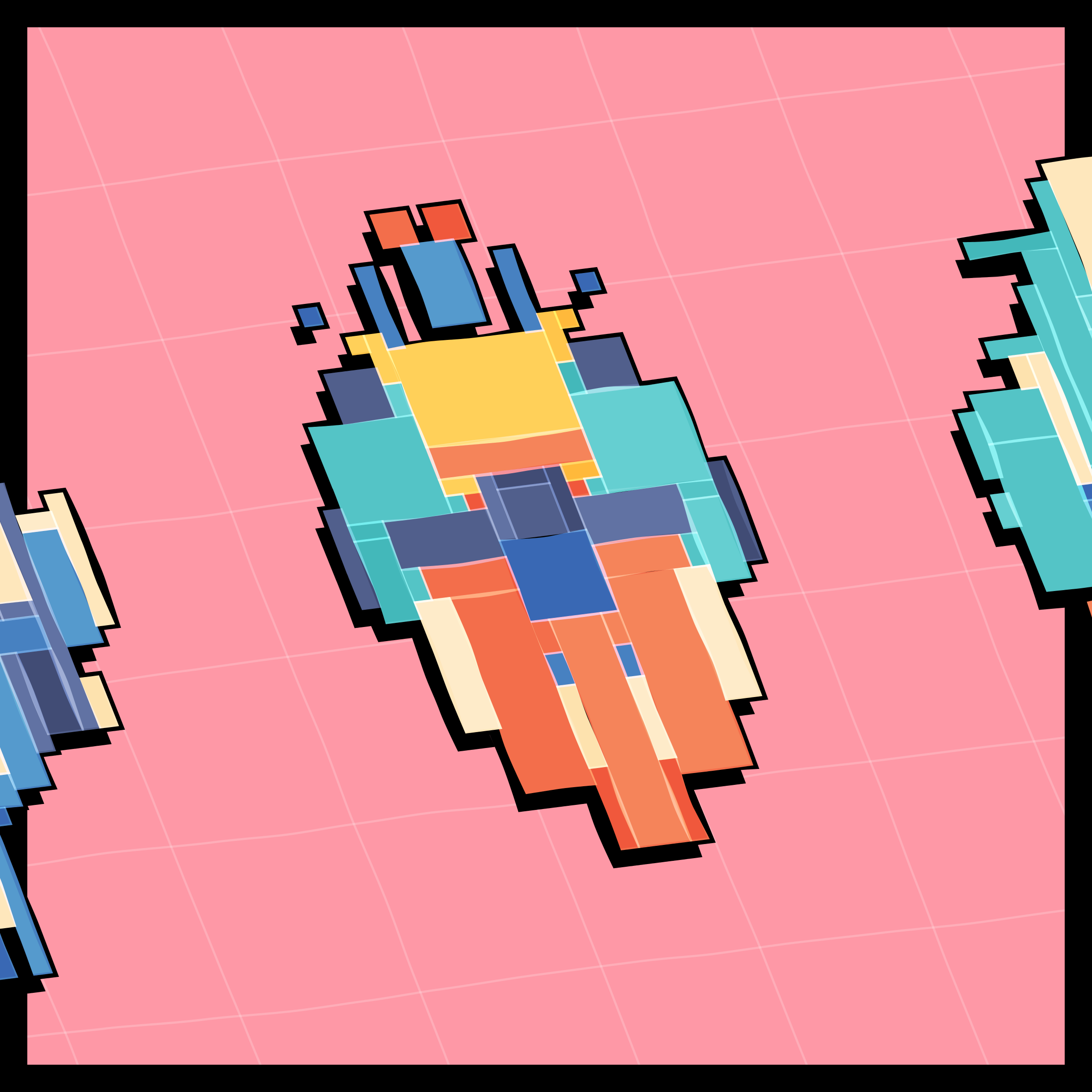 Art Blocks - Art Blocks v2 - Paper Armada #1495 - NFT # 37001495