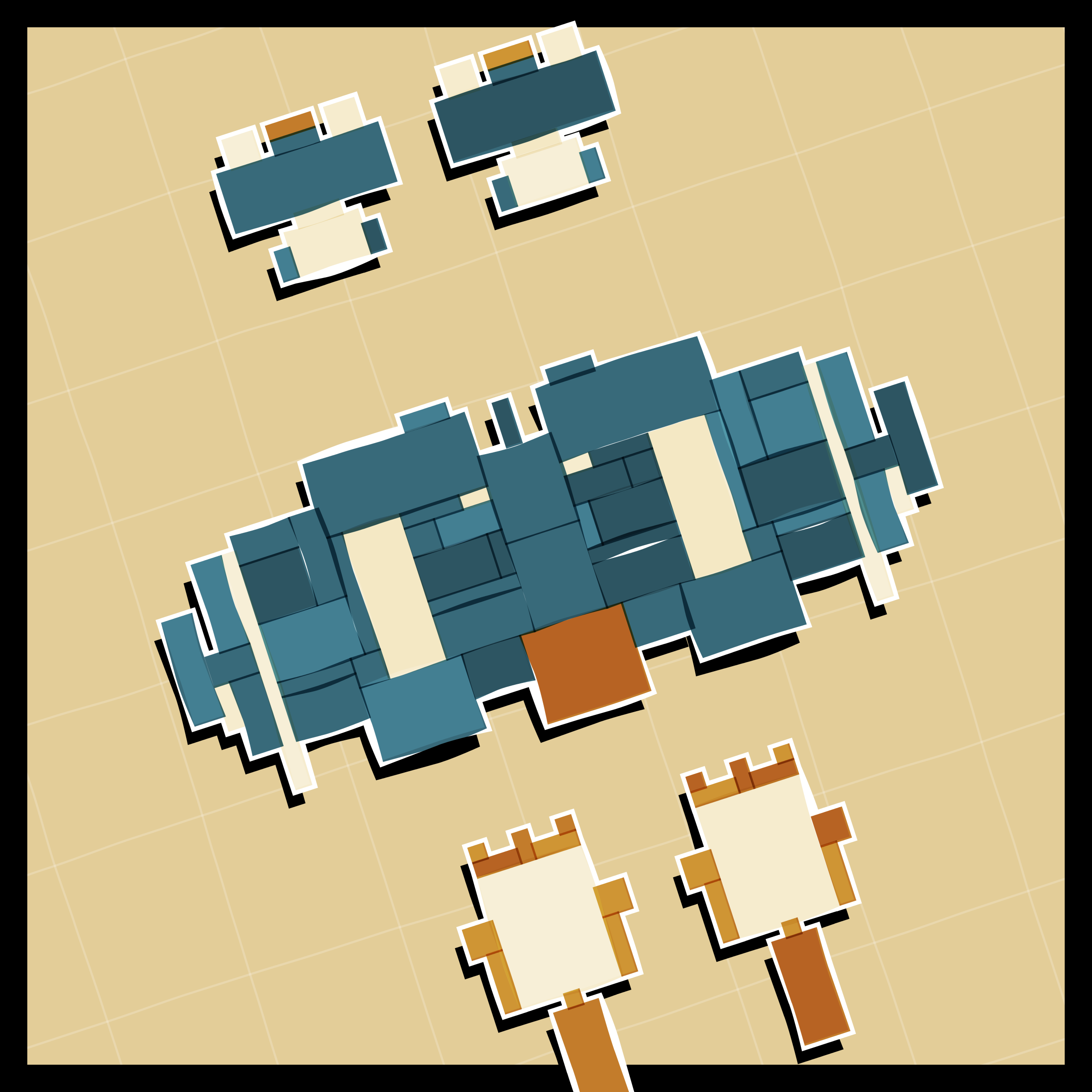 Art Blocks - Art Blocks v2 - Paper Armada #1506 - NFT # 37001506