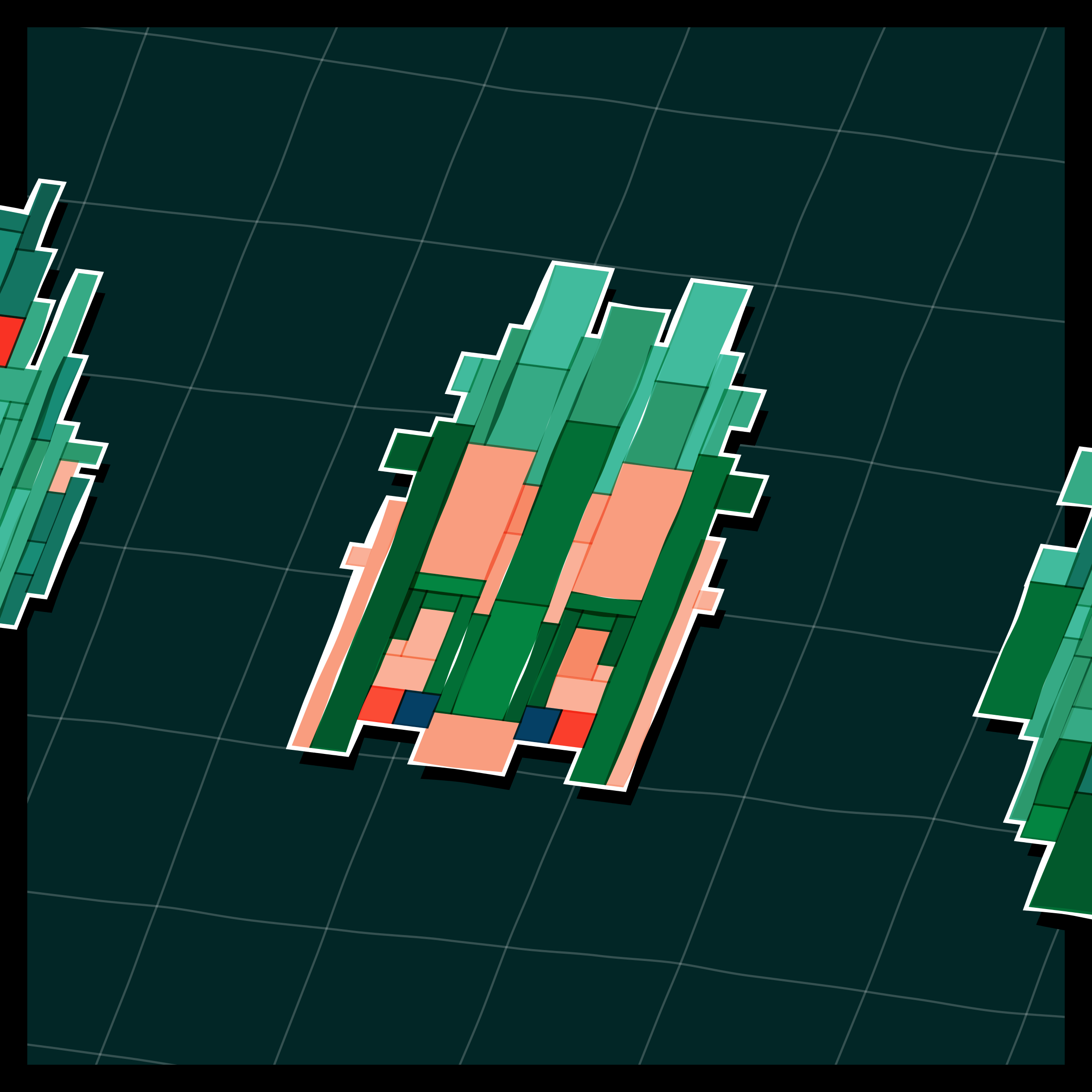 Art Blocks - Art Blocks v2 - Paper Armada #1512 - NFT # 37001512