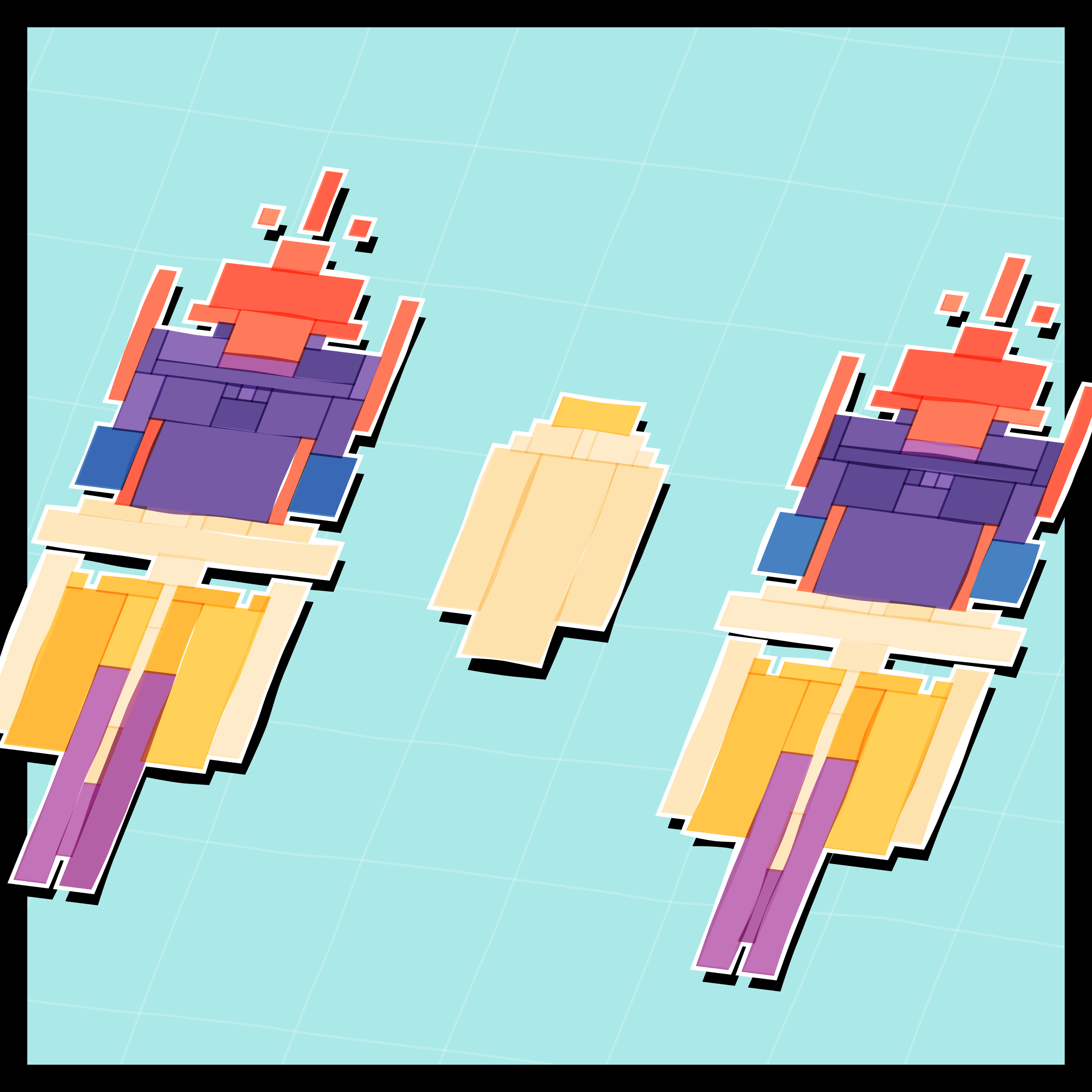 Art Blocks - Art Blocks v2 - Paper Armada #1513 - NFT # 37001513