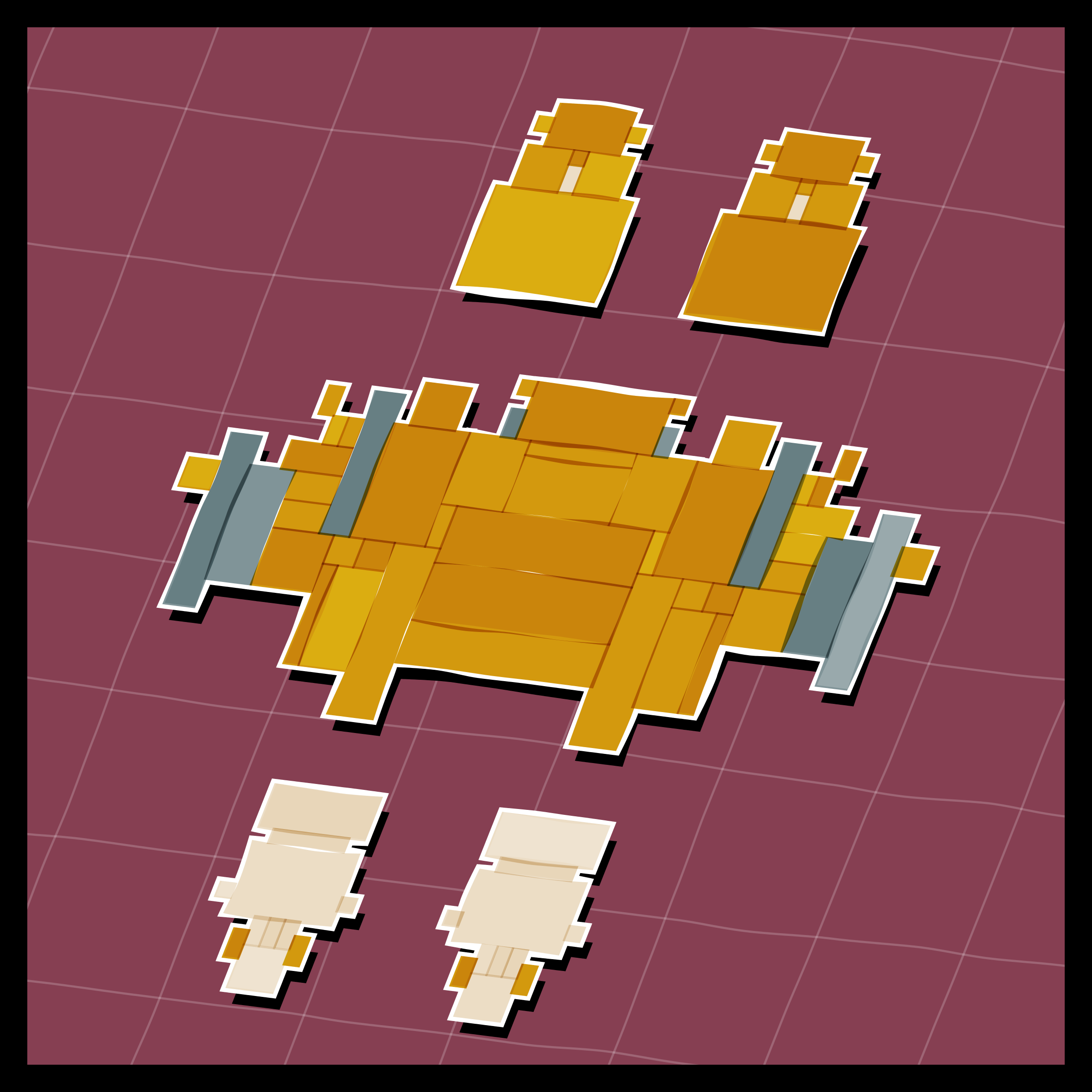 Art Blocks - Art Blocks v2 - Paper Armada #1521 - NFT # 37001521