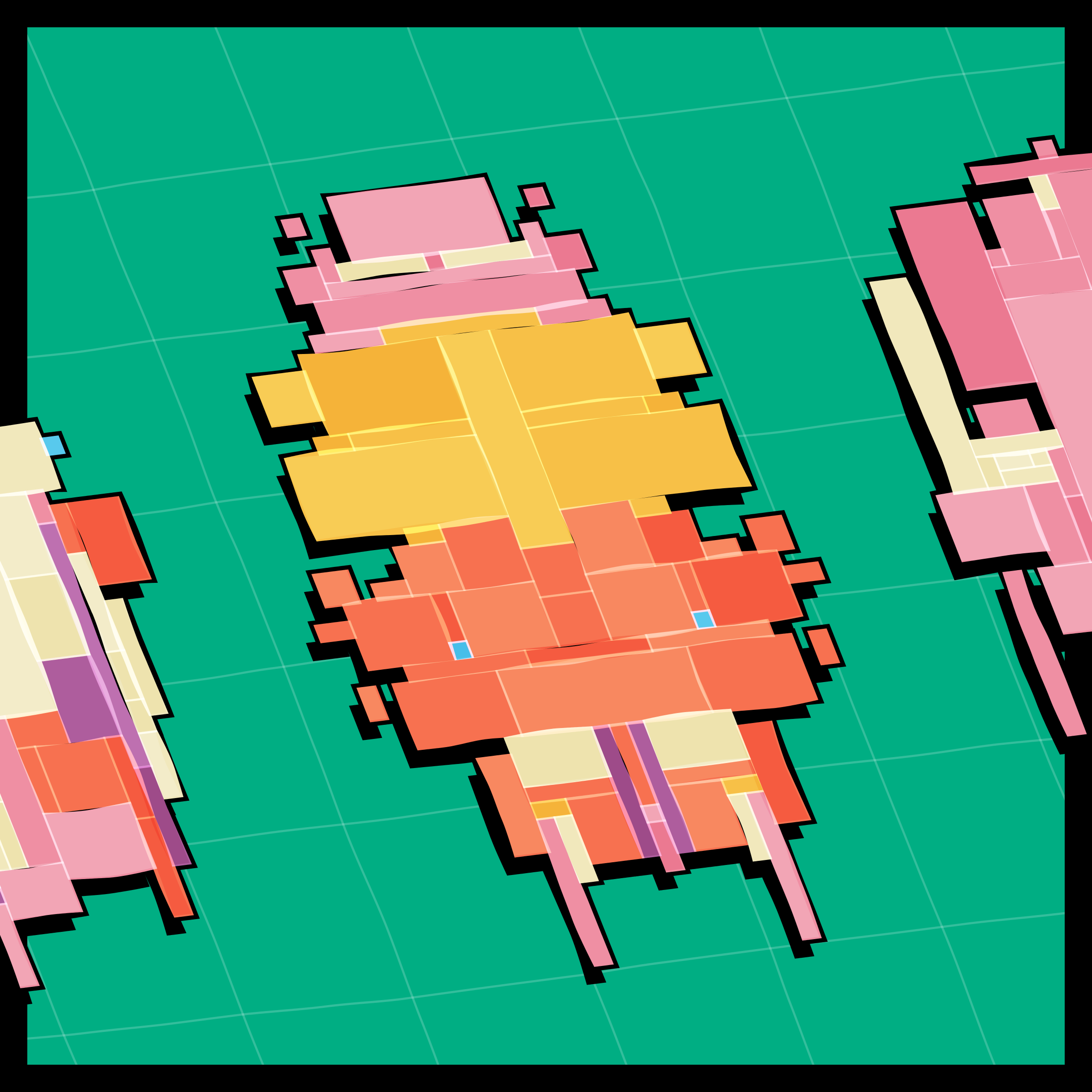 Art Blocks - Art Blocks v2 - Paper Armada #1522 - NFT # 37001522