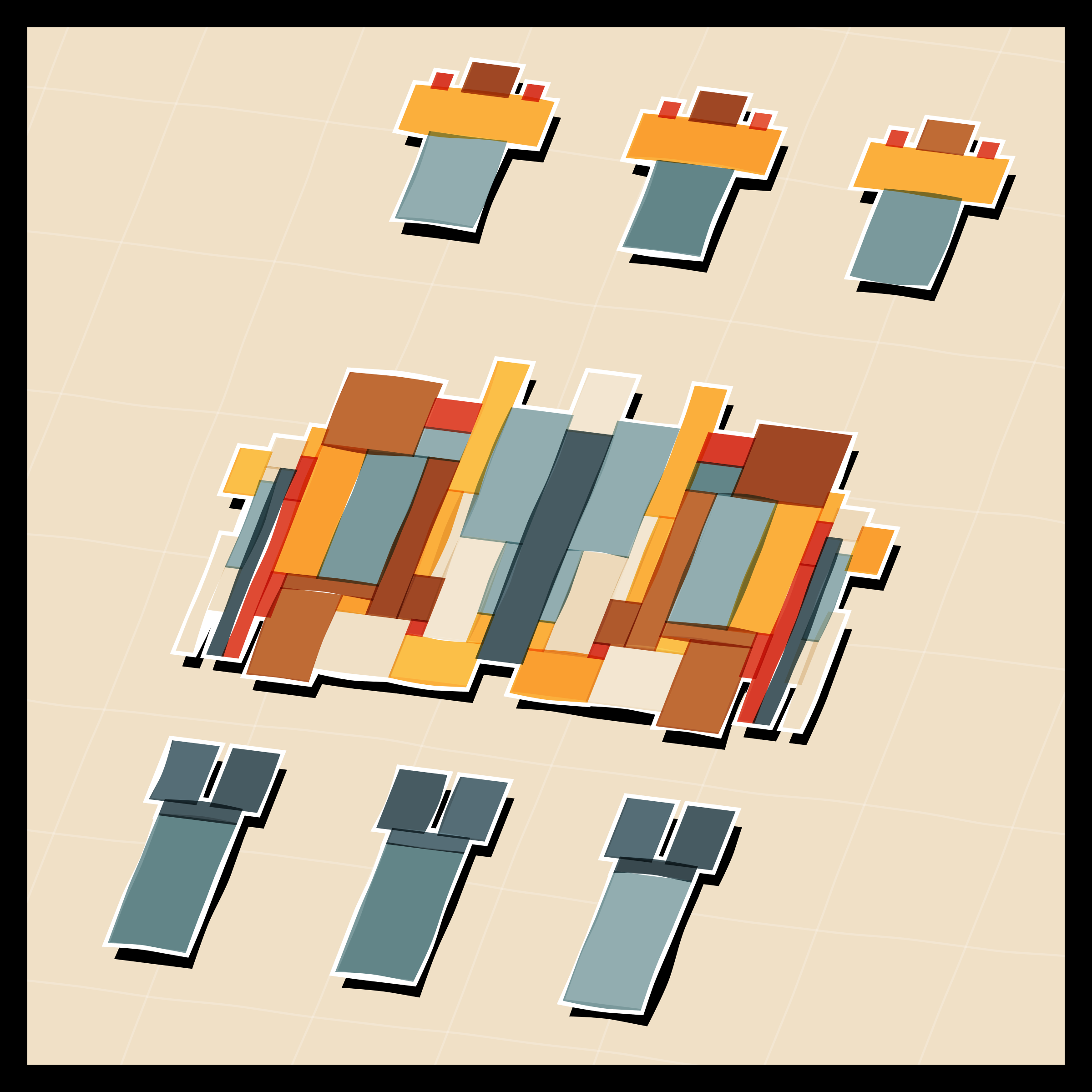 Art Blocks - Art Blocks v2 - Paper Armada #1527 - NFT # 37001527