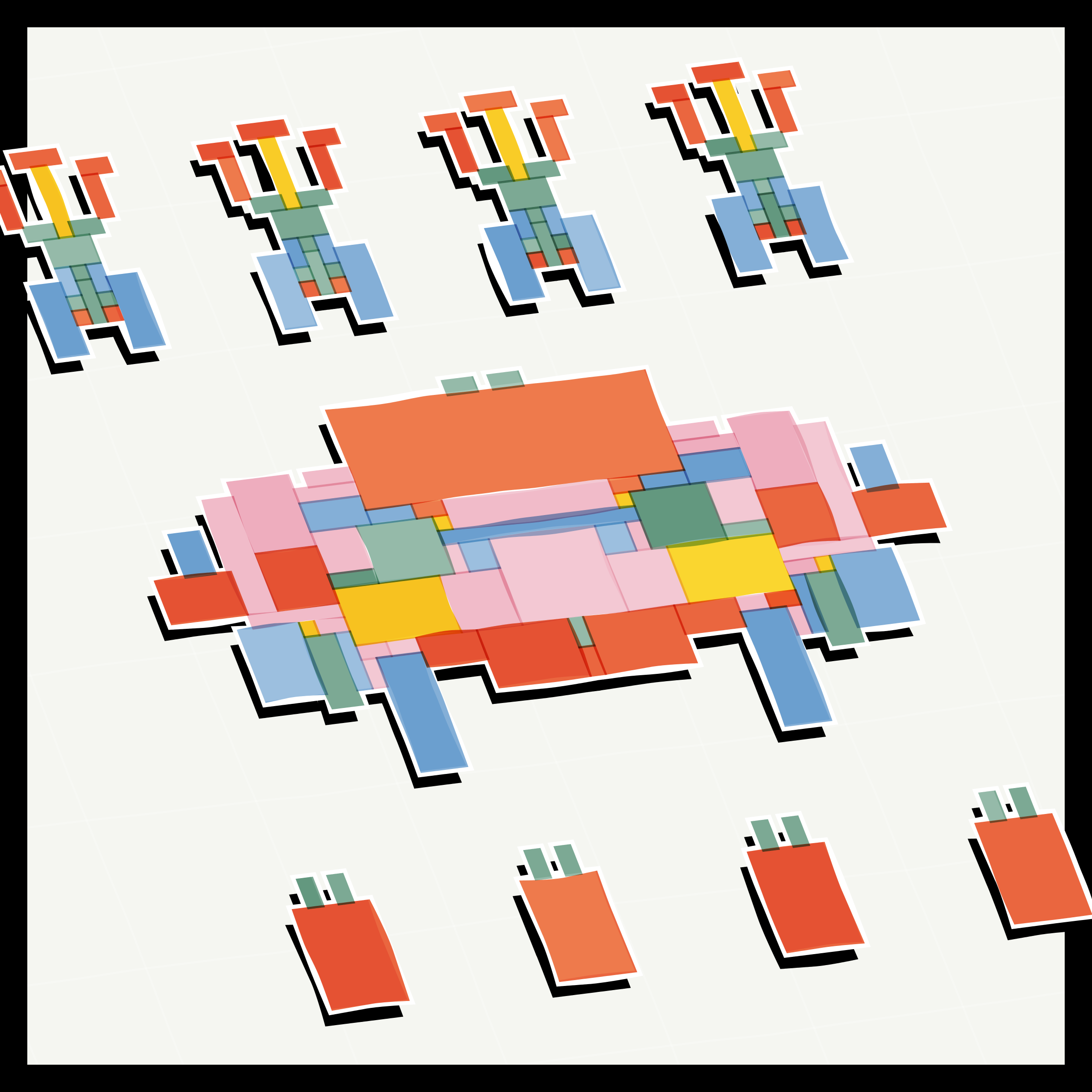 Art Blocks - Art Blocks v2 - Paper Armada #1533 - NFT # 37001533