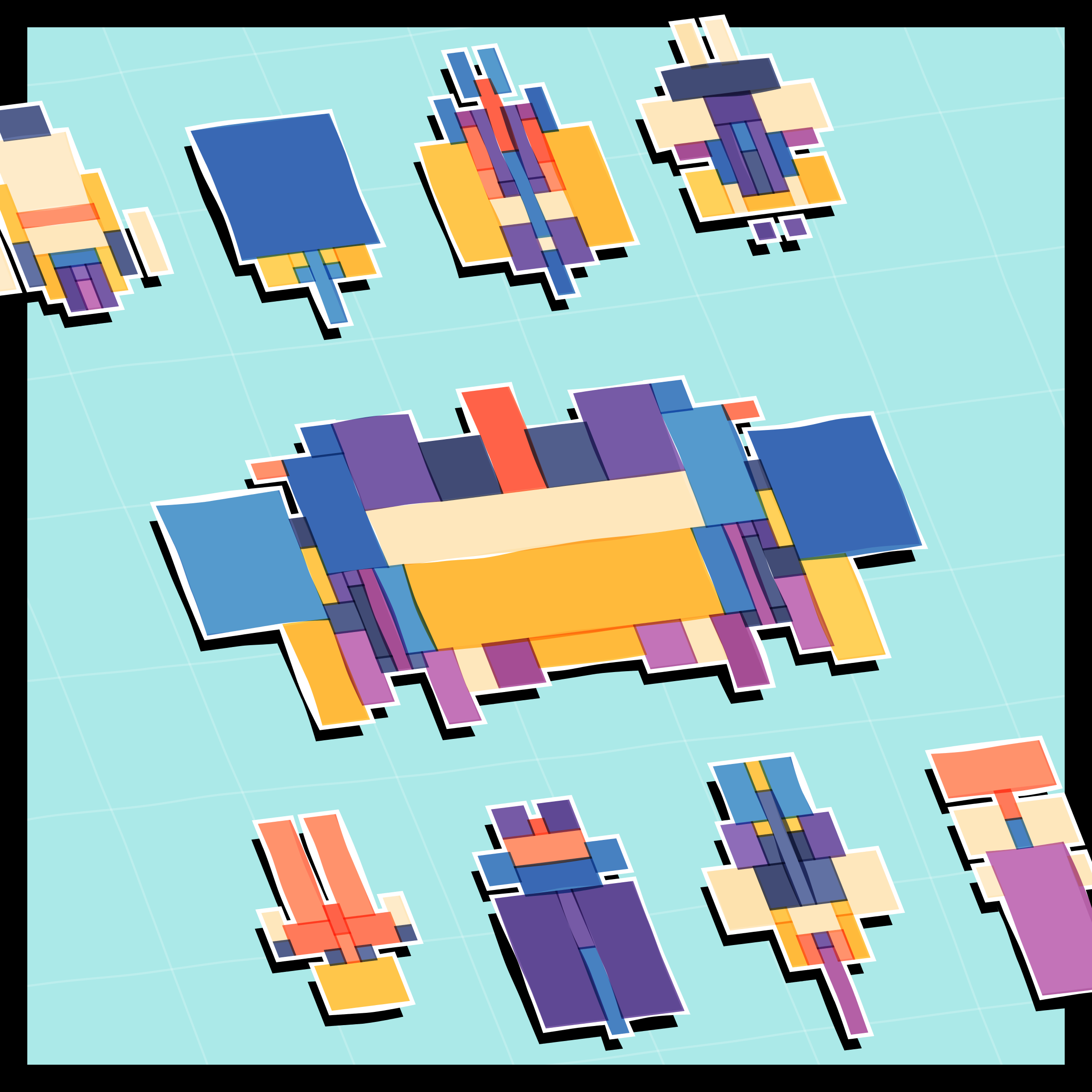 Art Blocks - Art Blocks v2 - Paper Armada #1534 - NFT # 37001534