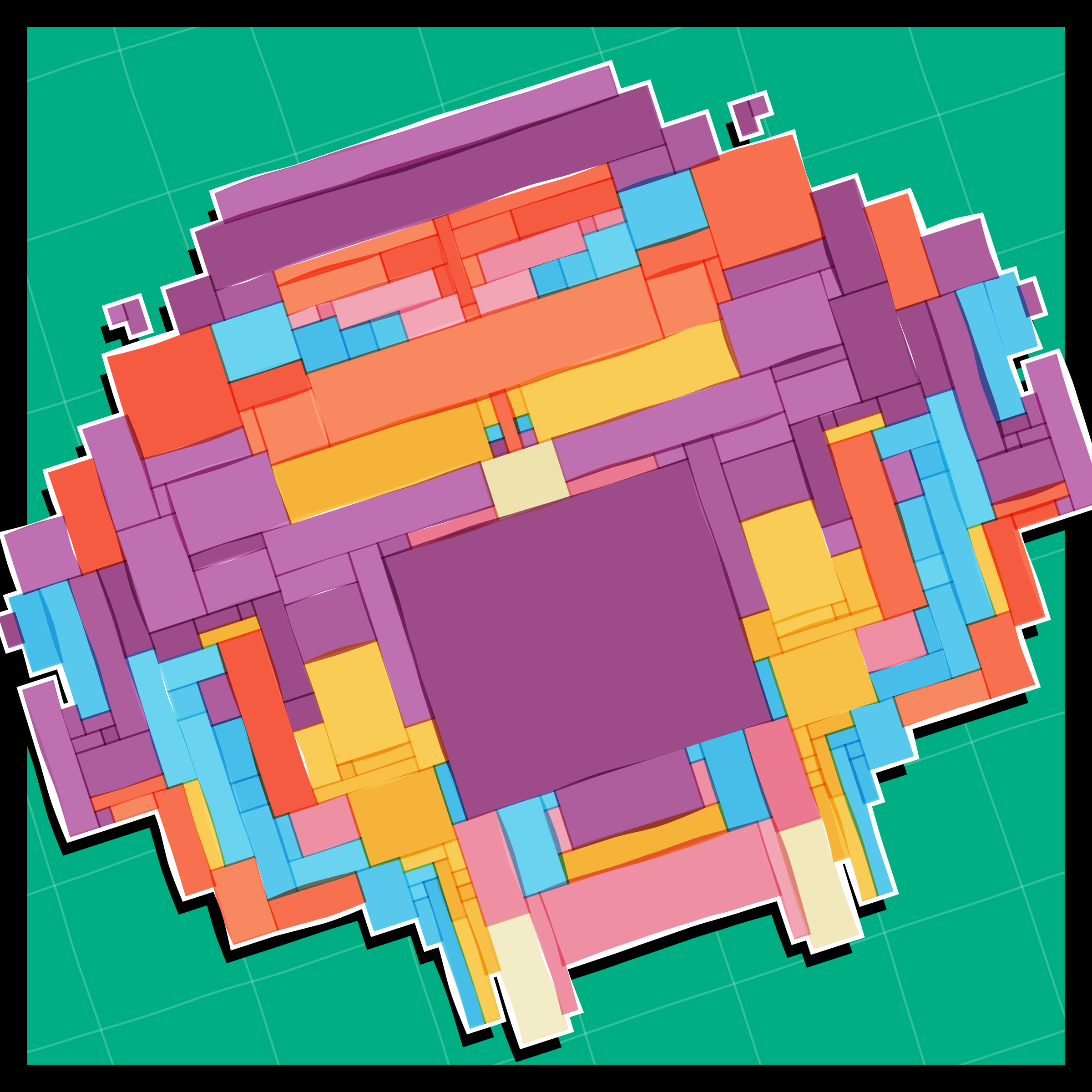 Art Blocks - Art Blocks v2 - Paper Armada #1541 - NFT # 37001541