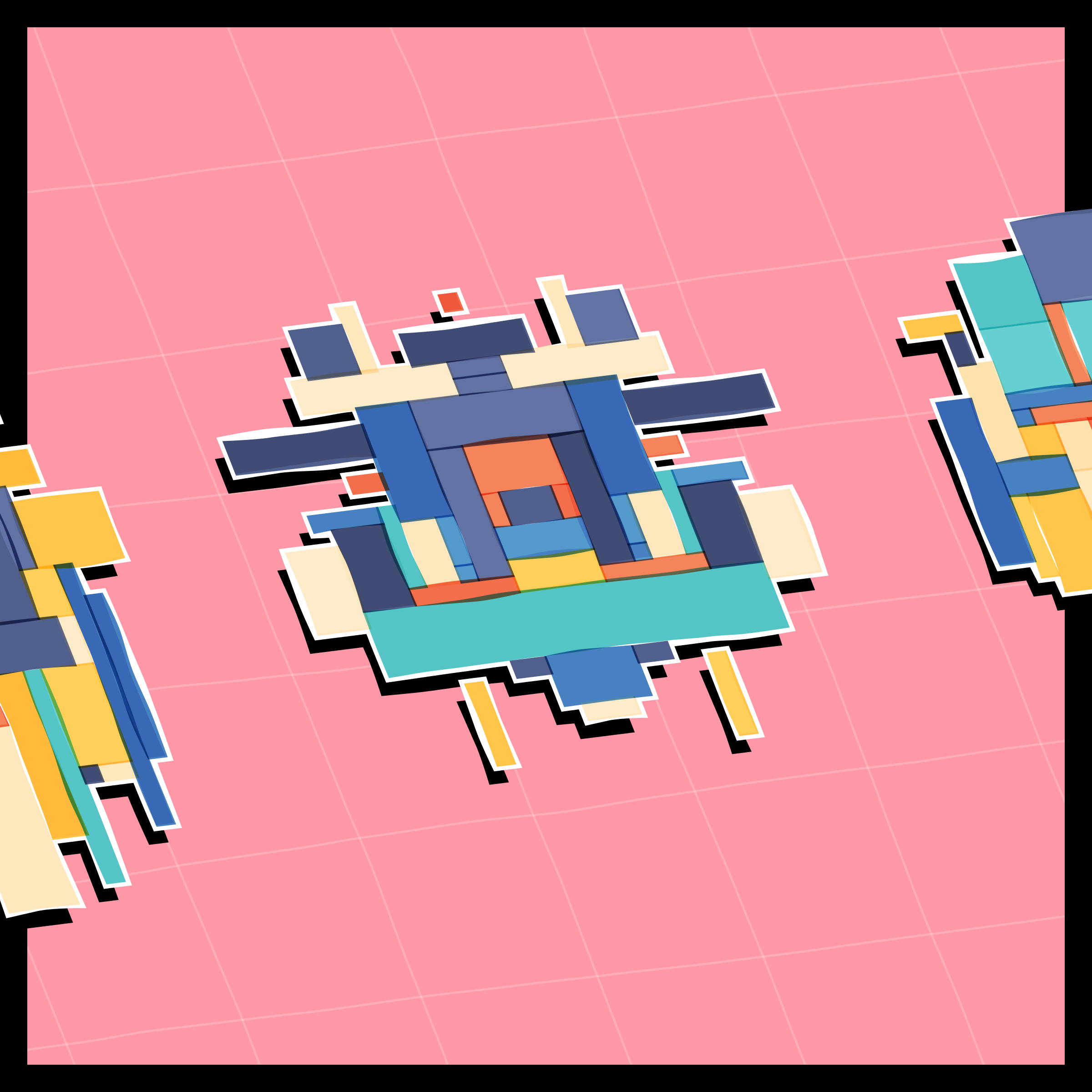 Art Blocks - Art Blocks v2 - Paper Armada #1547 - NFT # 37001547