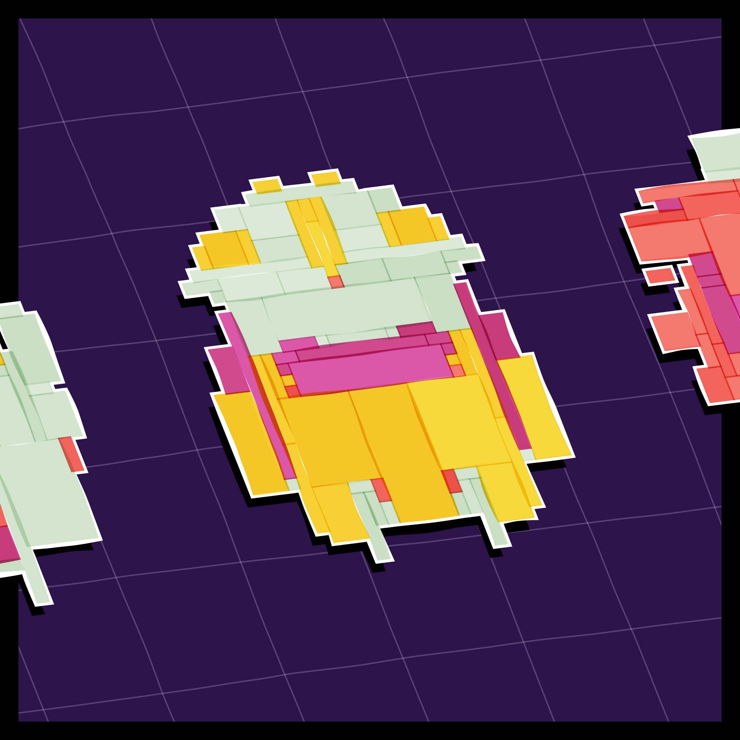 Art Blocks - Art Blocks v2 - Paper Armada #1551 - NFT # 37001551