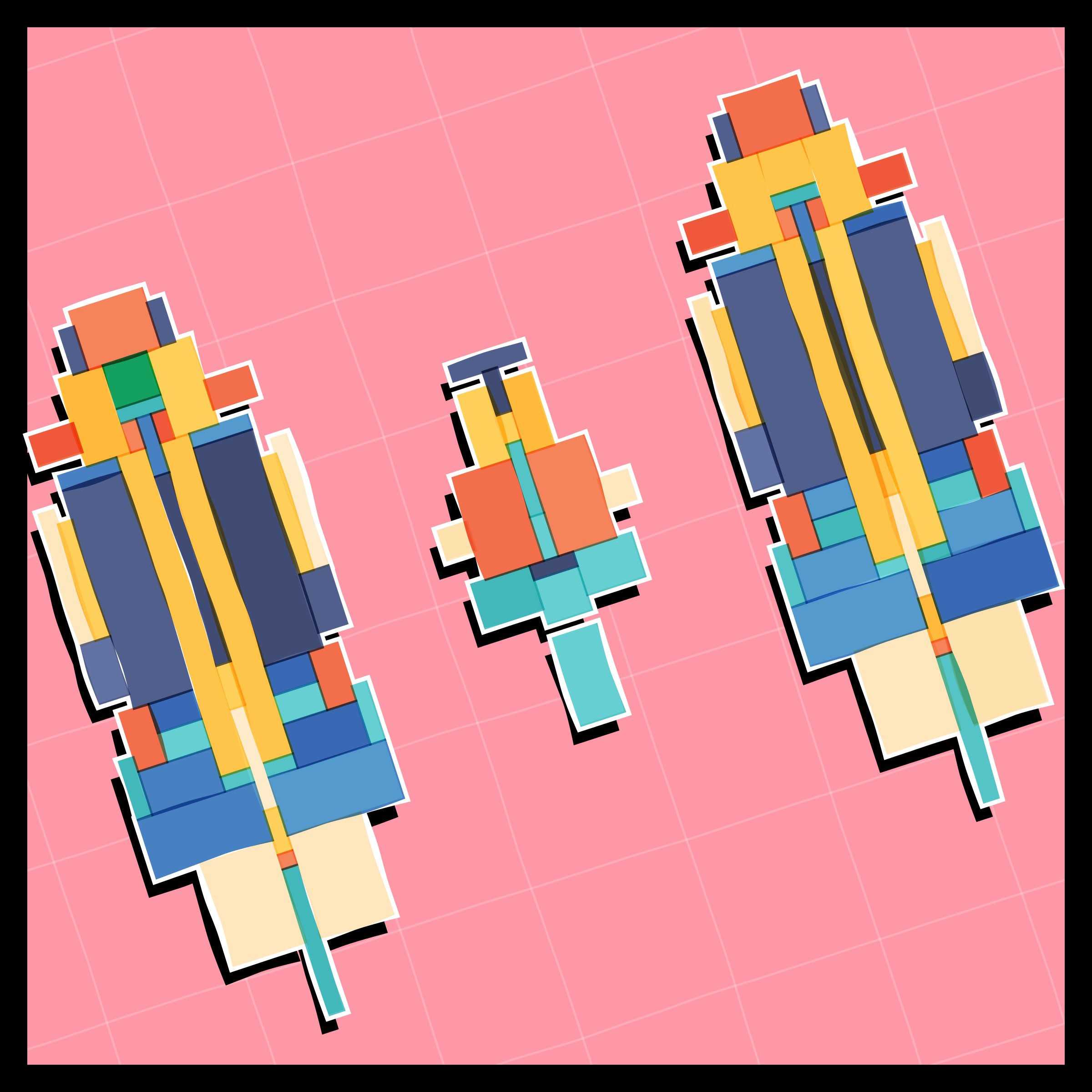 Art Blocks - Art Blocks v2 - Paper Armada #1552 - NFT # 37001552