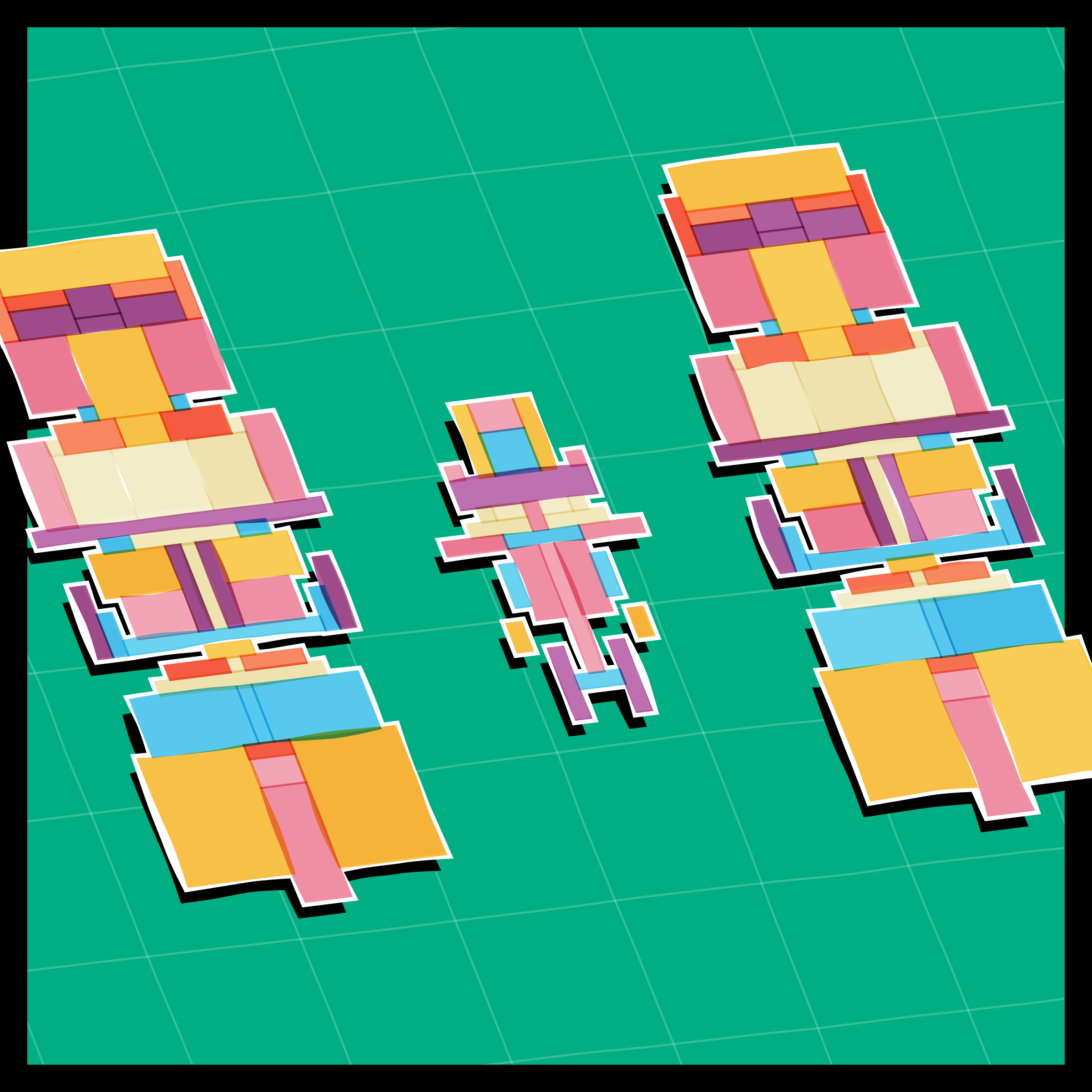 Art Blocks - Art Blocks v2 - Paper Armada #1569 - NFT # 37001569