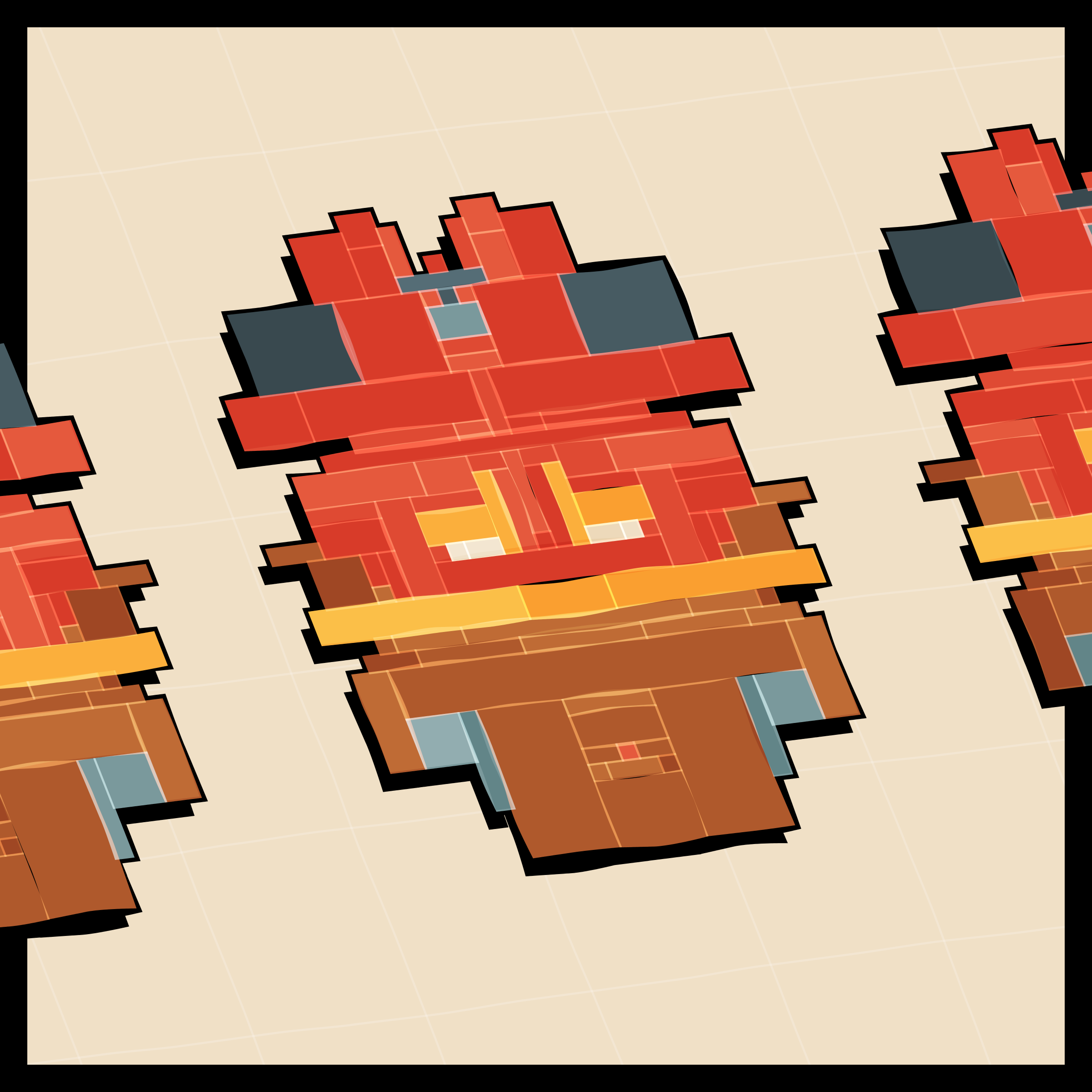 Art Blocks - Art Blocks v2 - Paper Armada #1570 - NFT # 37001570