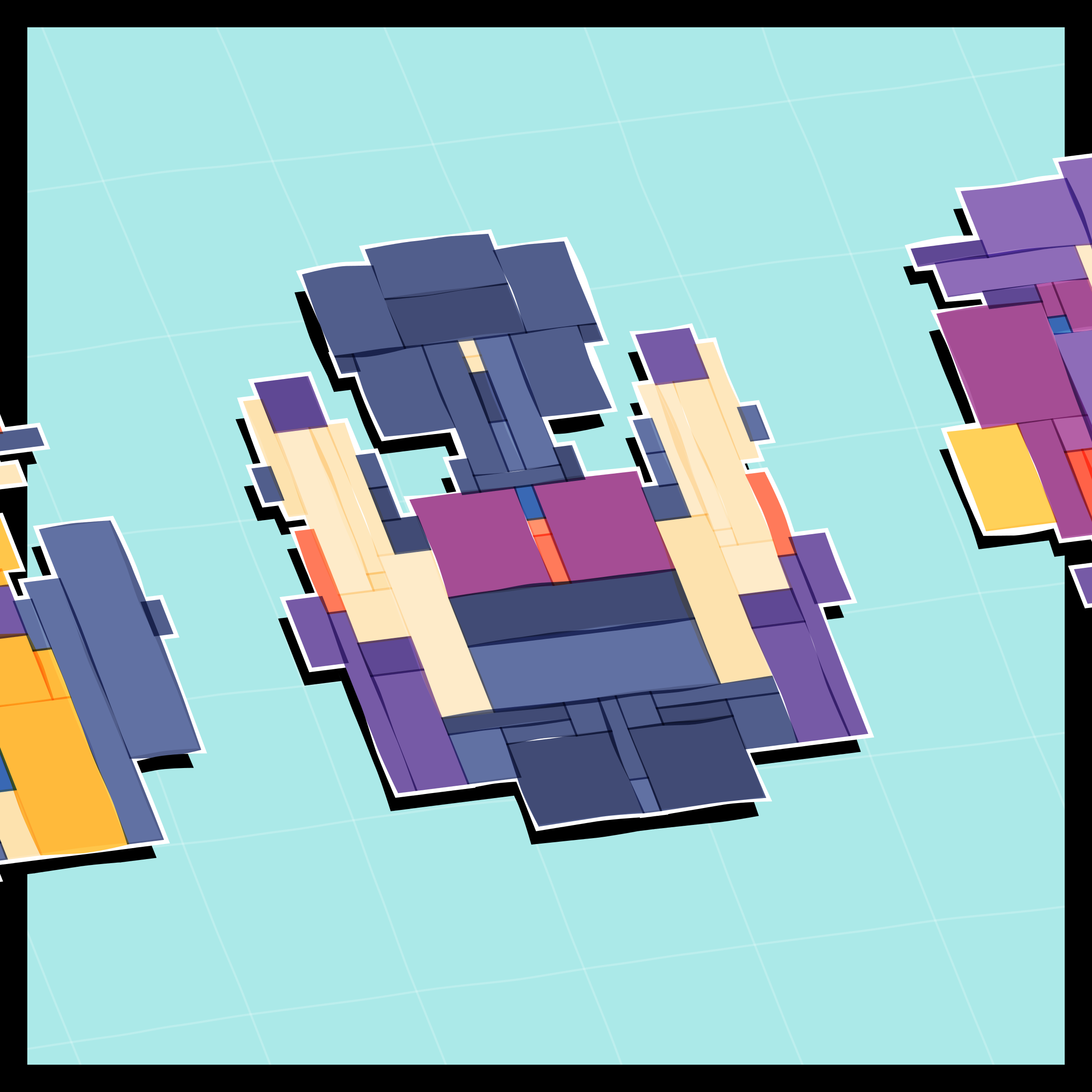 Art Blocks - Art Blocks v2 - Paper Armada #1576 - NFT # 37001576