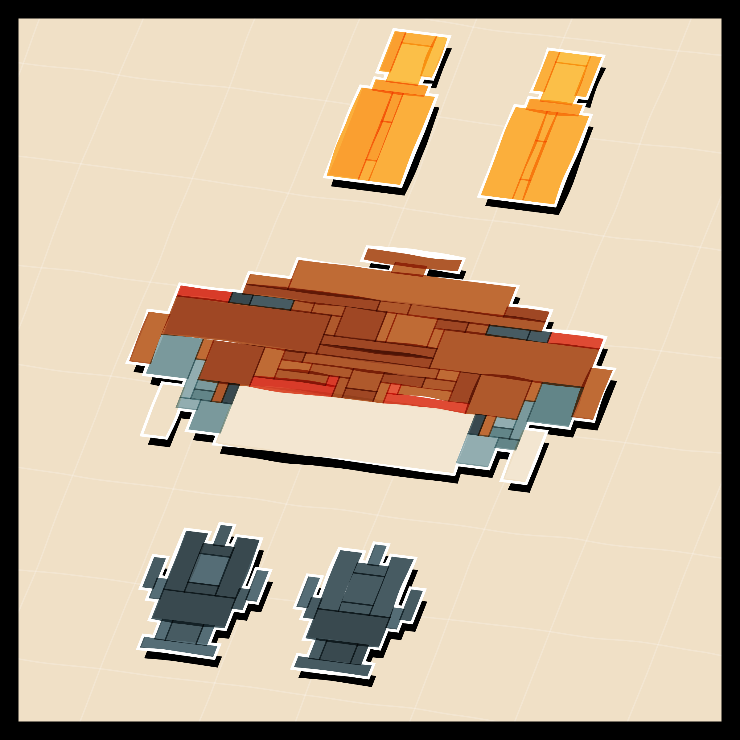 Art Blocks - Art Blocks v2 - Paper Armada #1577 - NFT # 37001577