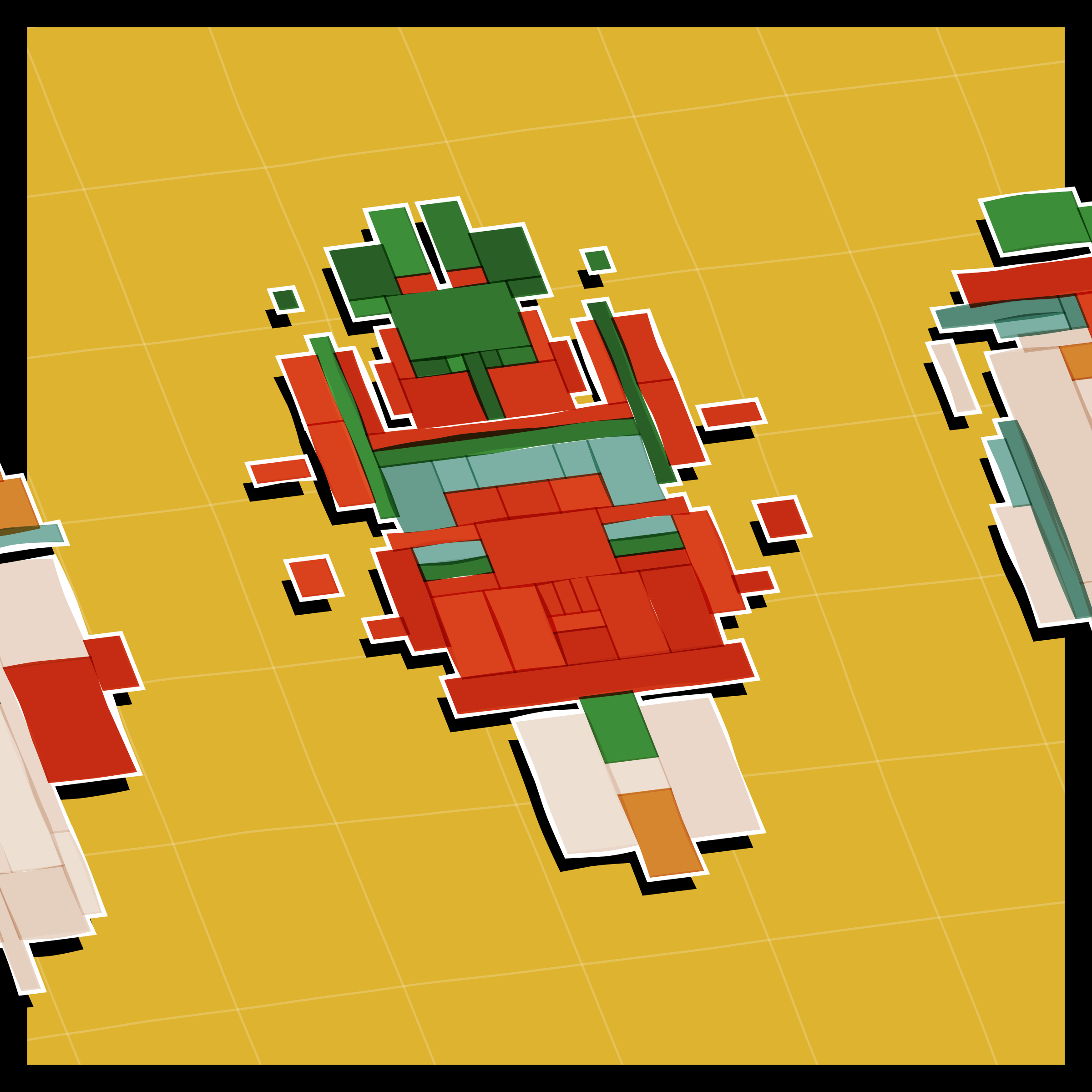 Art Blocks - Art Blocks v2 - Paper Armada #1585 - NFT # 37001585