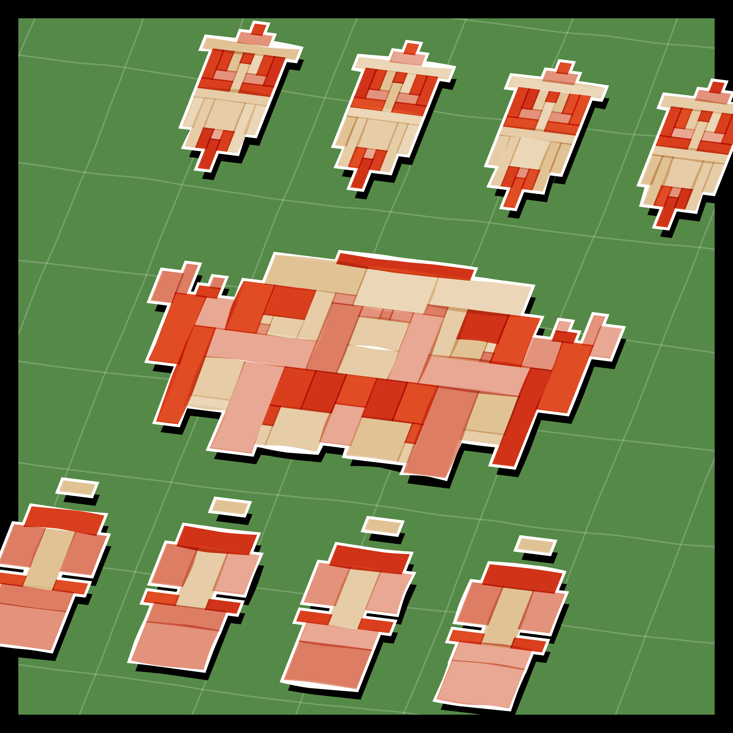 Art Blocks - Art Blocks v2 - Paper Armada #1586 - NFT # 37001586