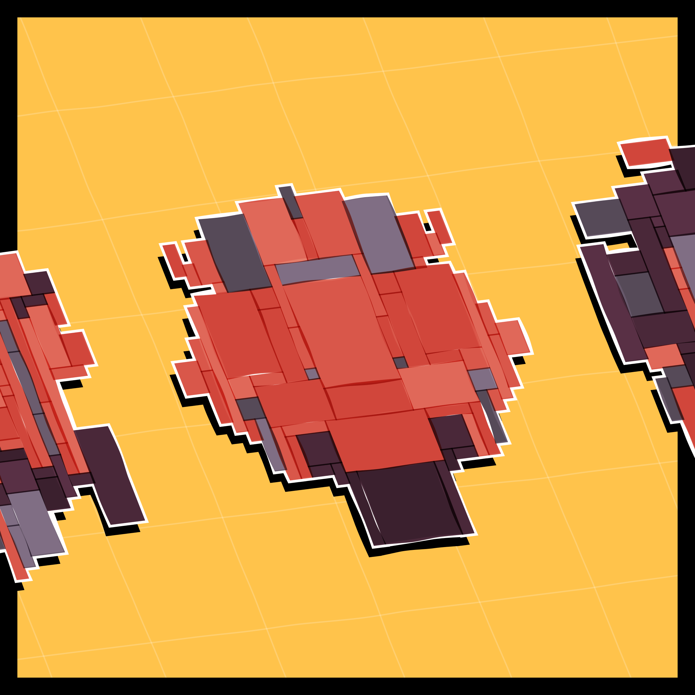 Art Blocks - Art Blocks v2 - Paper Armada #1596 - NFT # 37001596