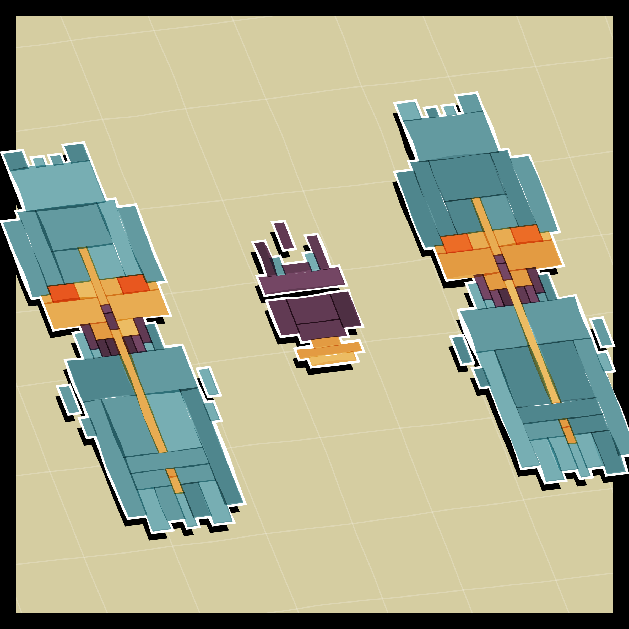 Art Blocks - Art Blocks v2 - Paper Armada #1635 - NFT # 37001635