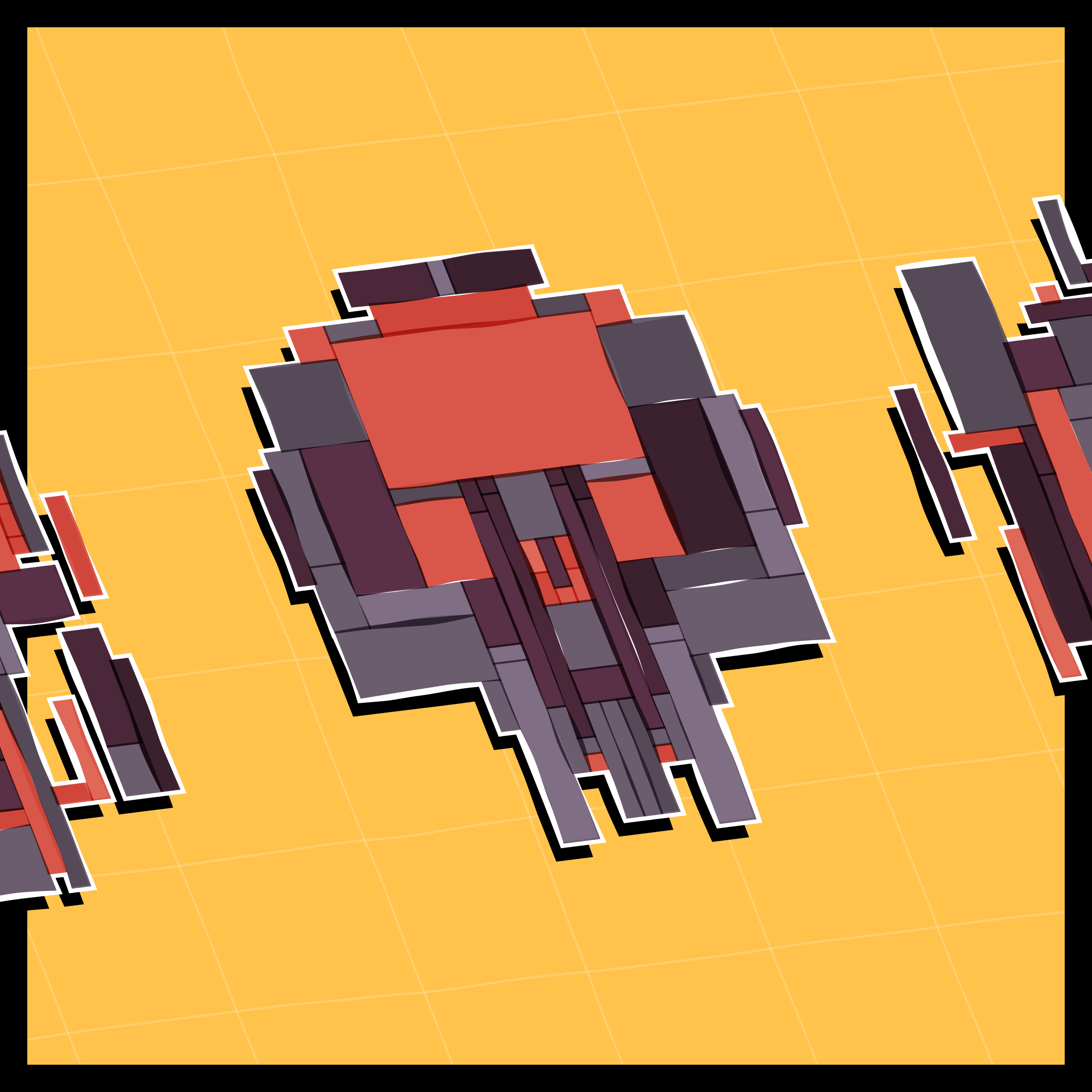 Art Blocks - Art Blocks v2 - Paper Armada #1642 - NFT # 37001642