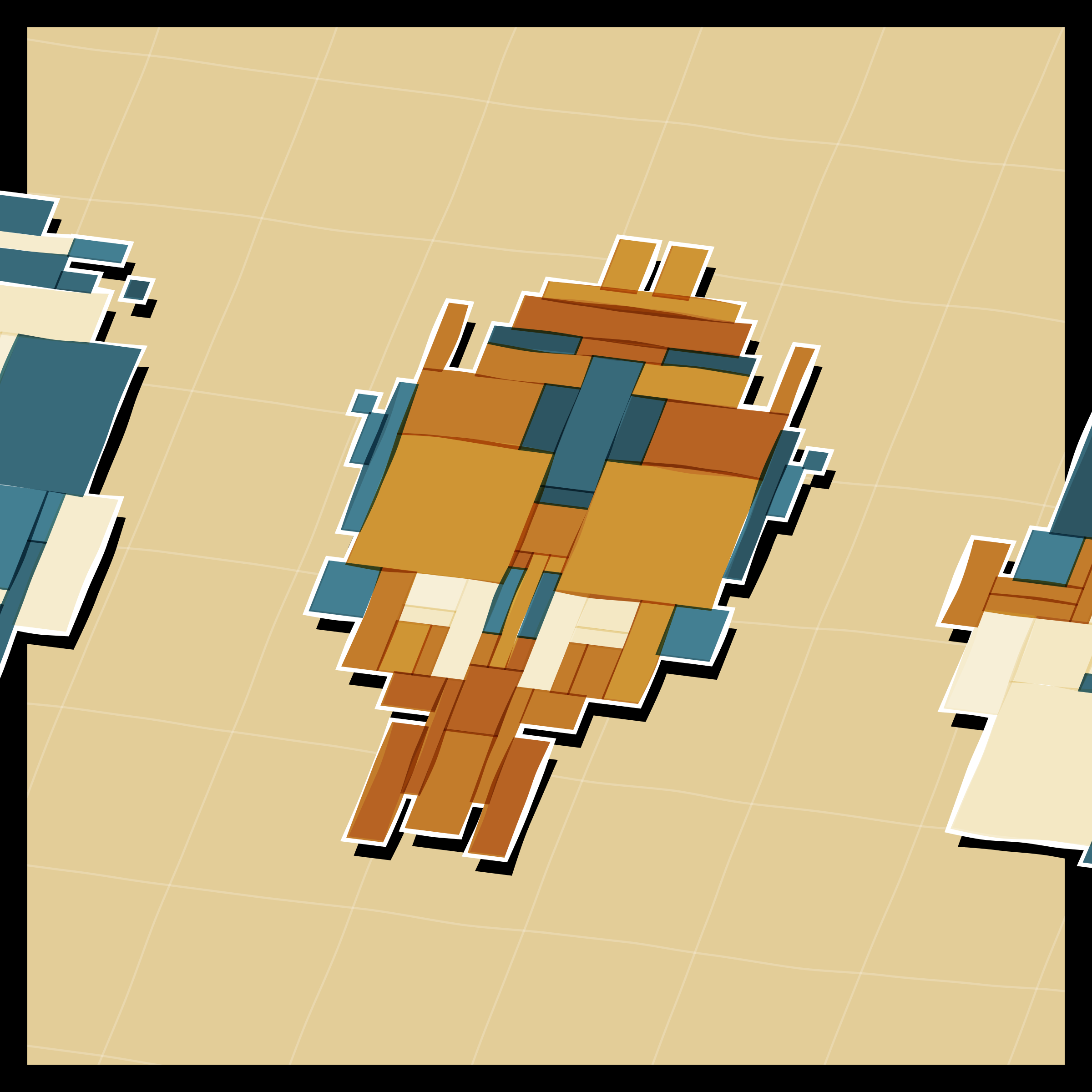 Art Blocks - Art Blocks v2 - Paper Armada #1647 - NFT # 37001647