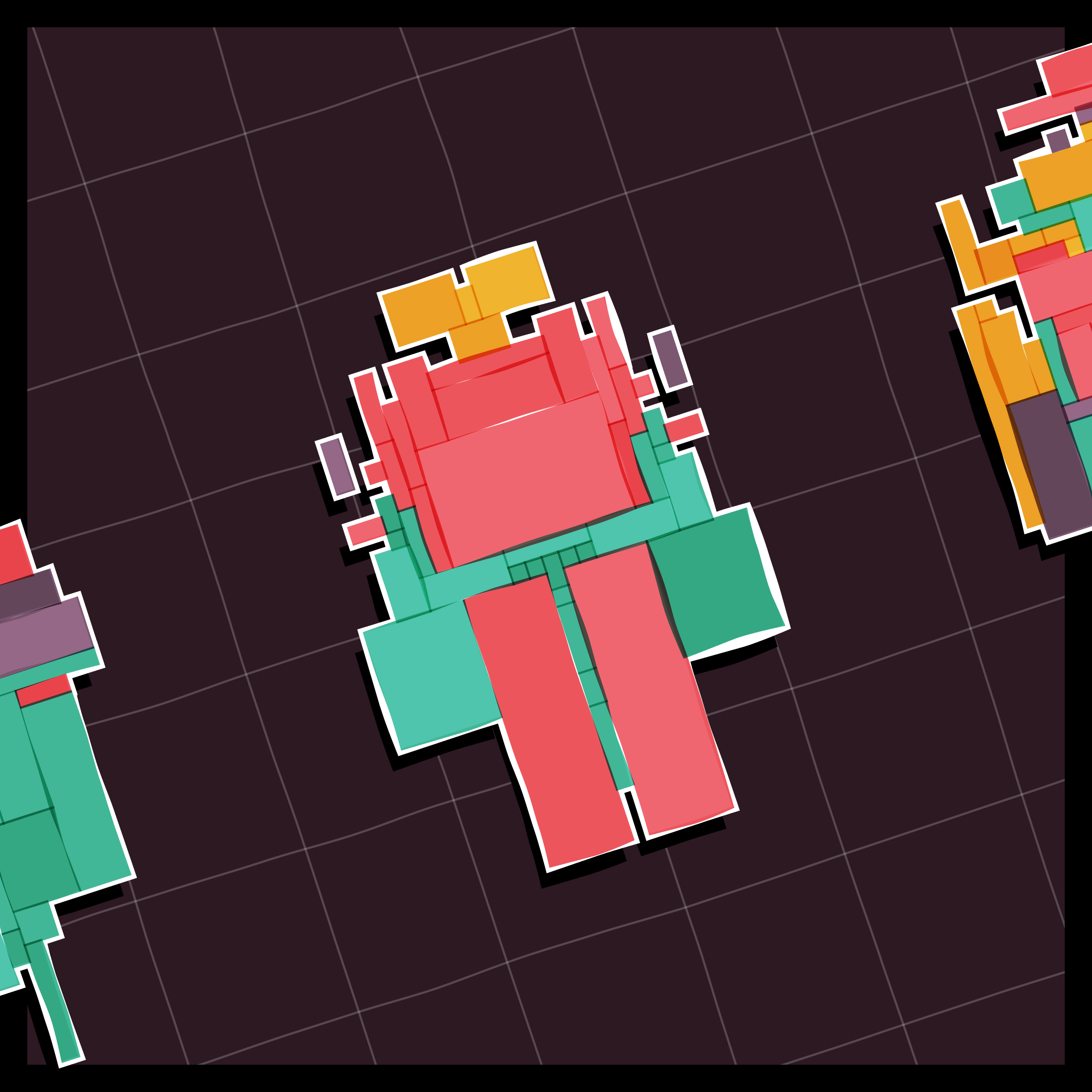 Art Blocks - Art Blocks v2 - Paper Armada #1669 - NFT # 37001669