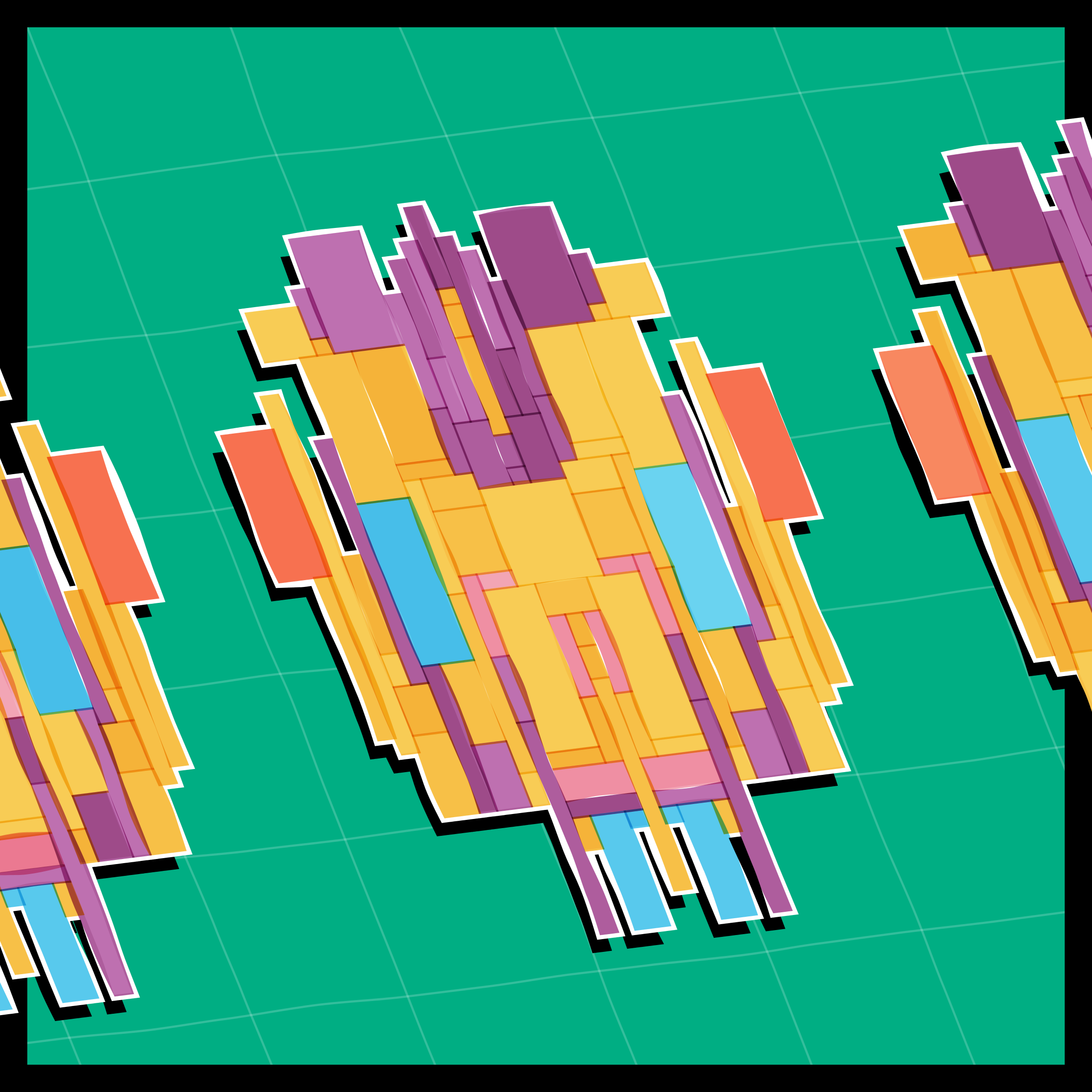 Art Blocks - Art Blocks v2 - Paper Armada #1679 - NFT # 37001679