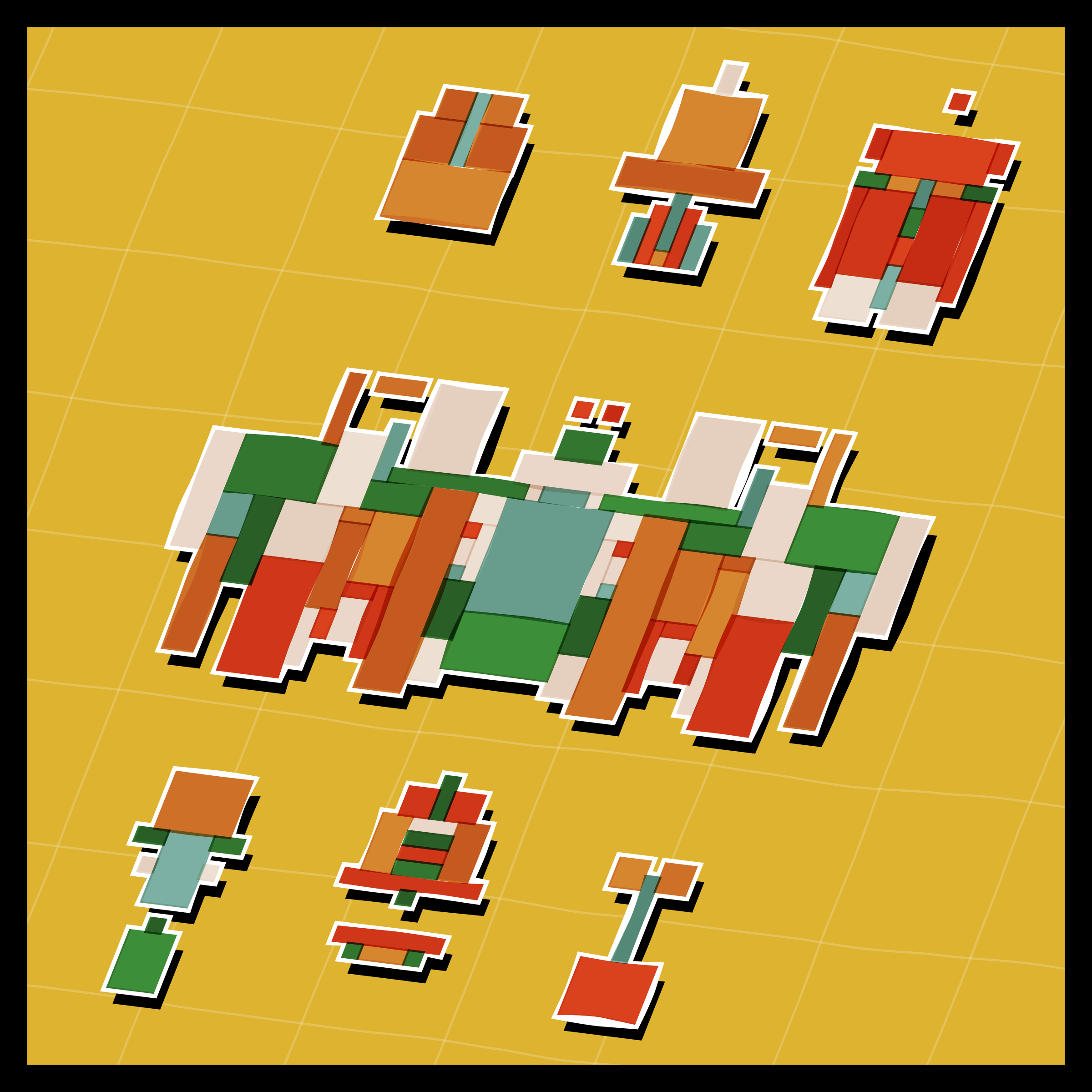 Art Blocks - Art Blocks v2 - Paper Armada #1691 - NFT # 37001691