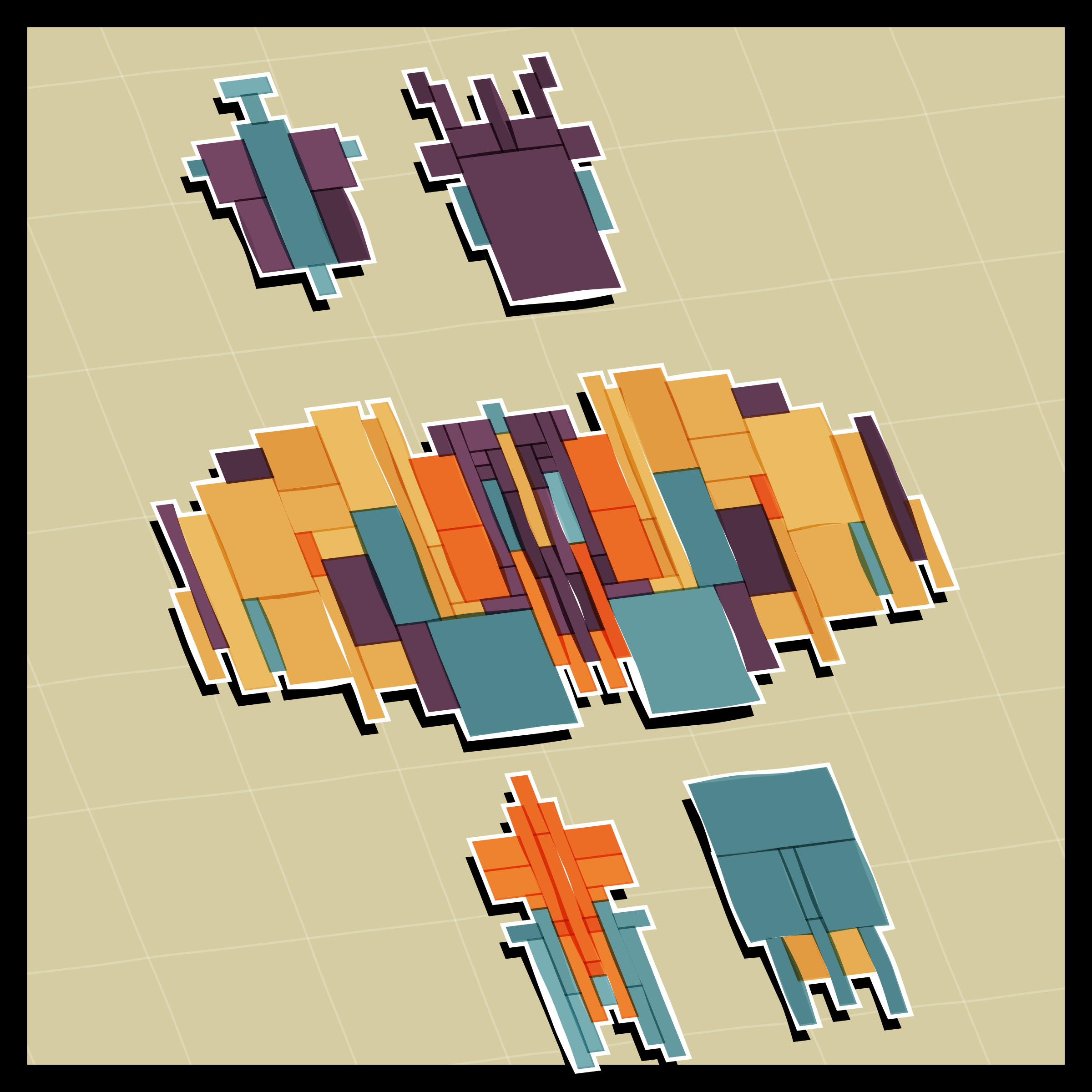 Art Blocks - Art Blocks v2 - Paper Armada #1693 - NFT # 37001693