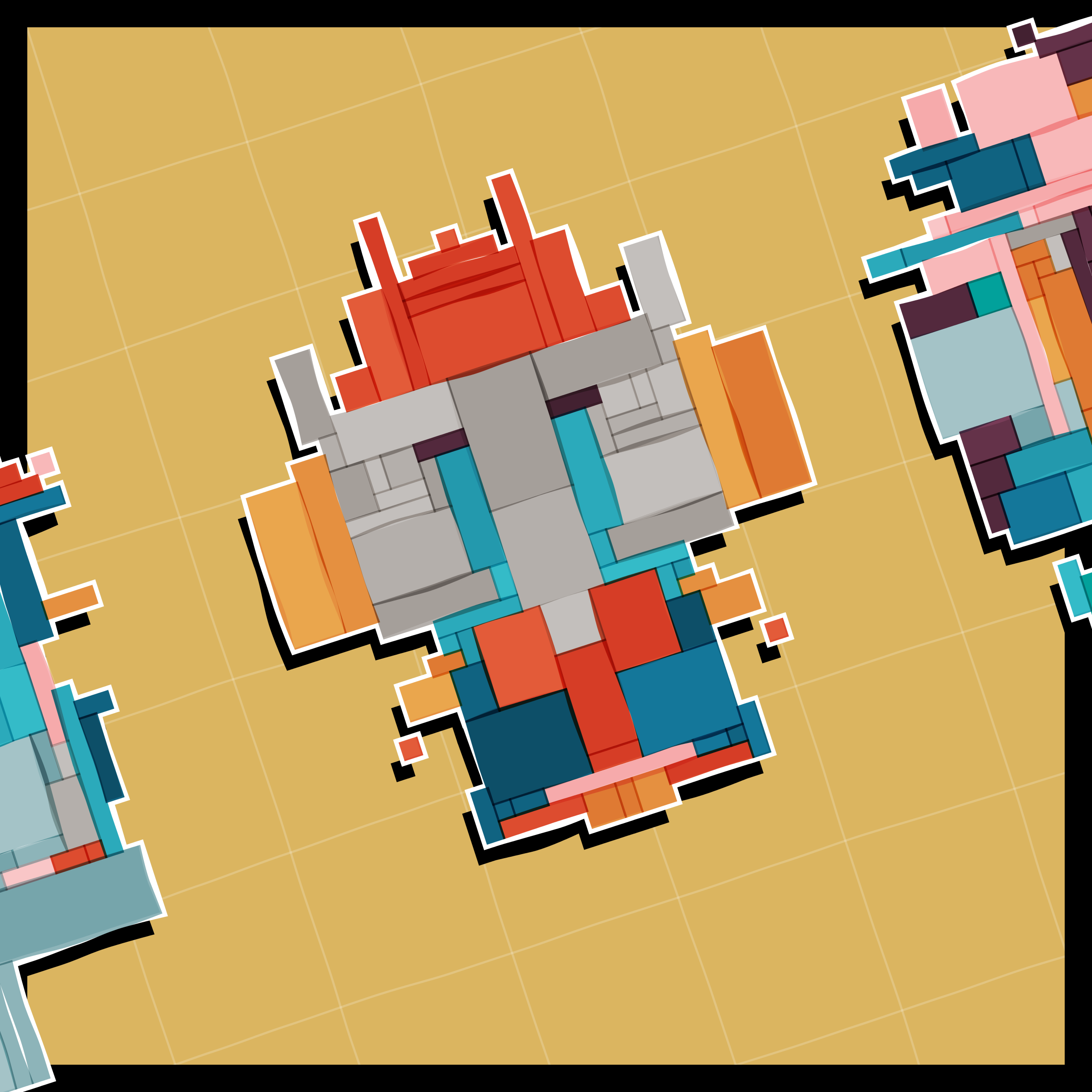 Art Blocks - Art Blocks v2 - Paper Armada #1697 - NFT # 37001697