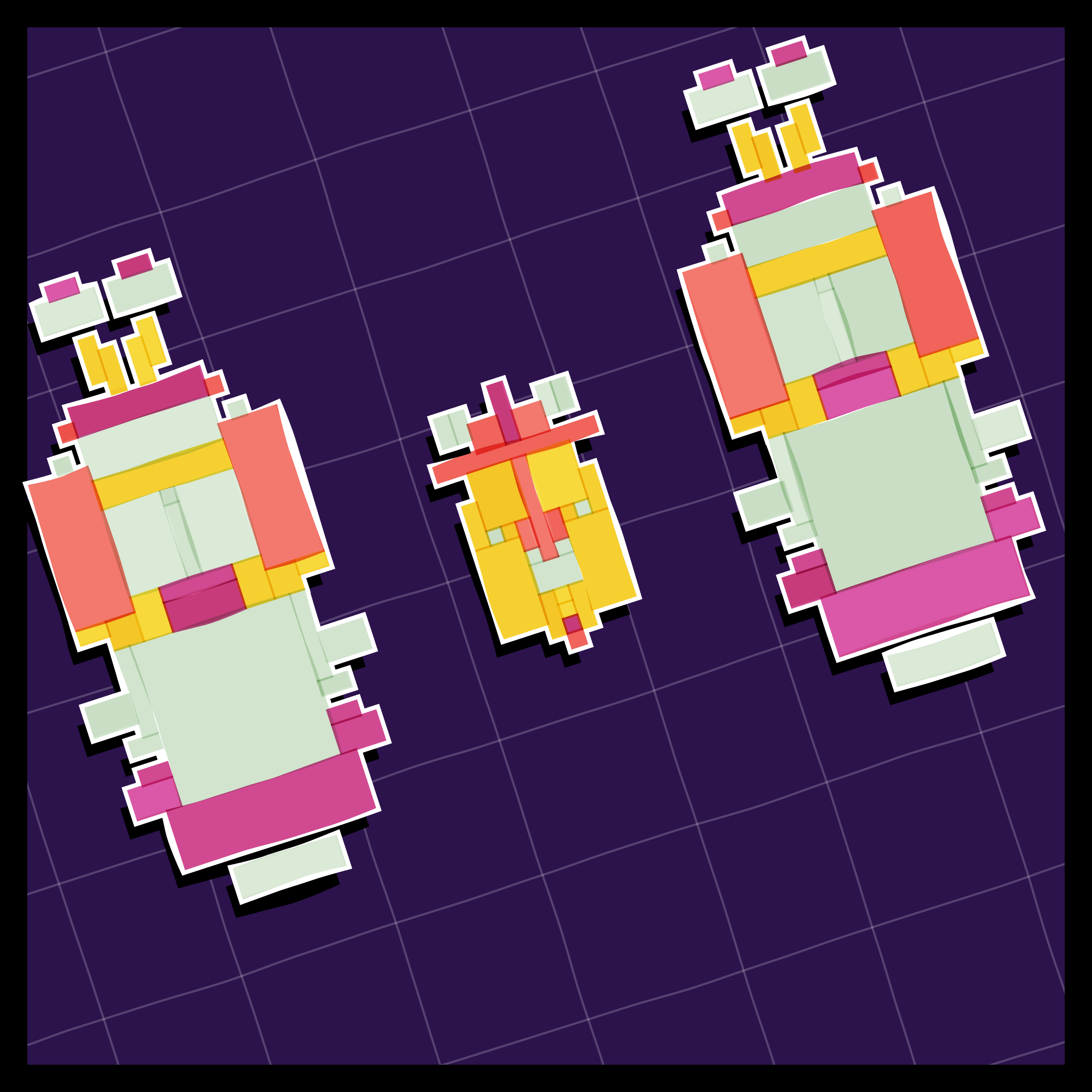 Art Blocks - Art Blocks v2 - Paper Armada #1706 - NFT # 37001706