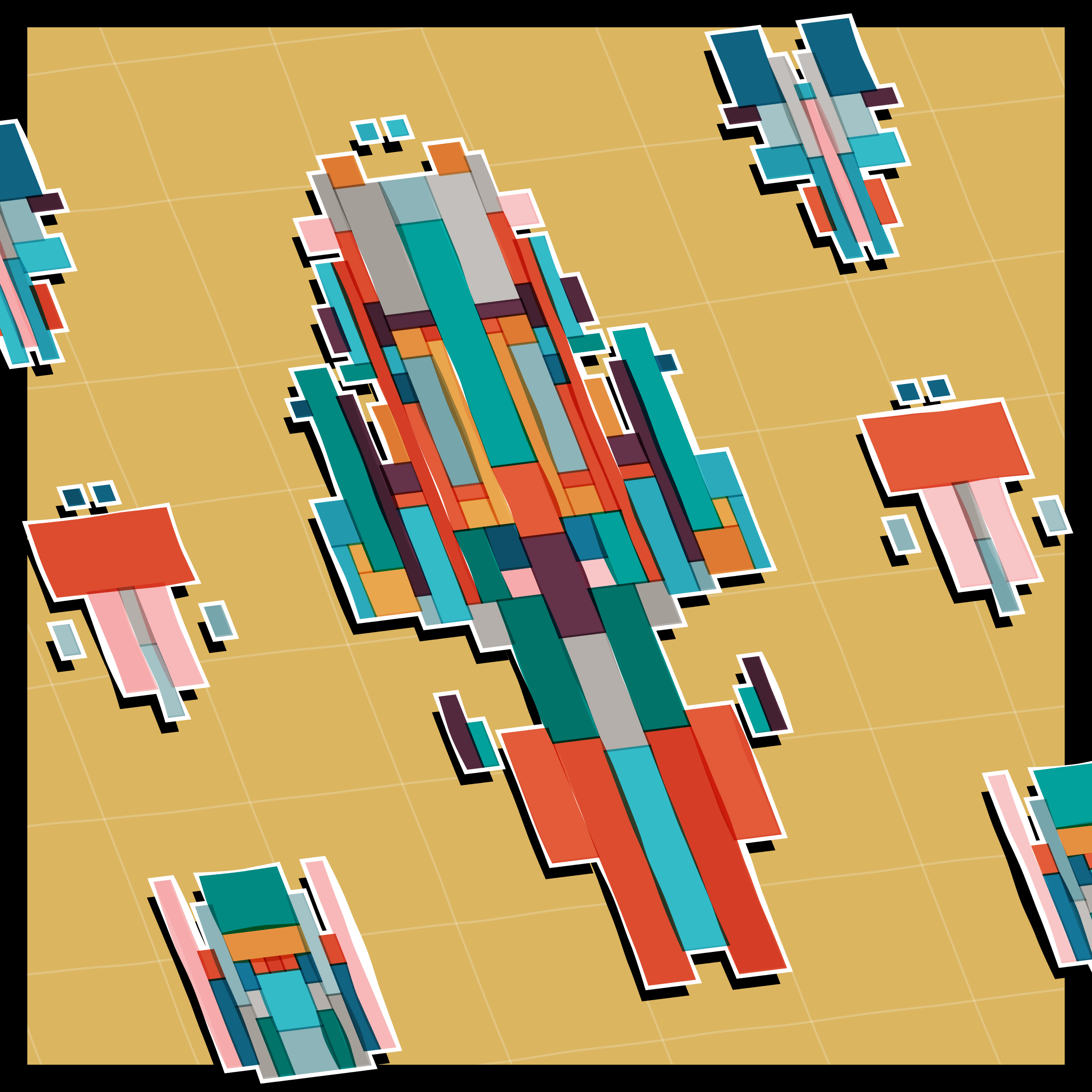 Art Blocks - Art Blocks v2 - Paper Armada #1711 - NFT # 37001711