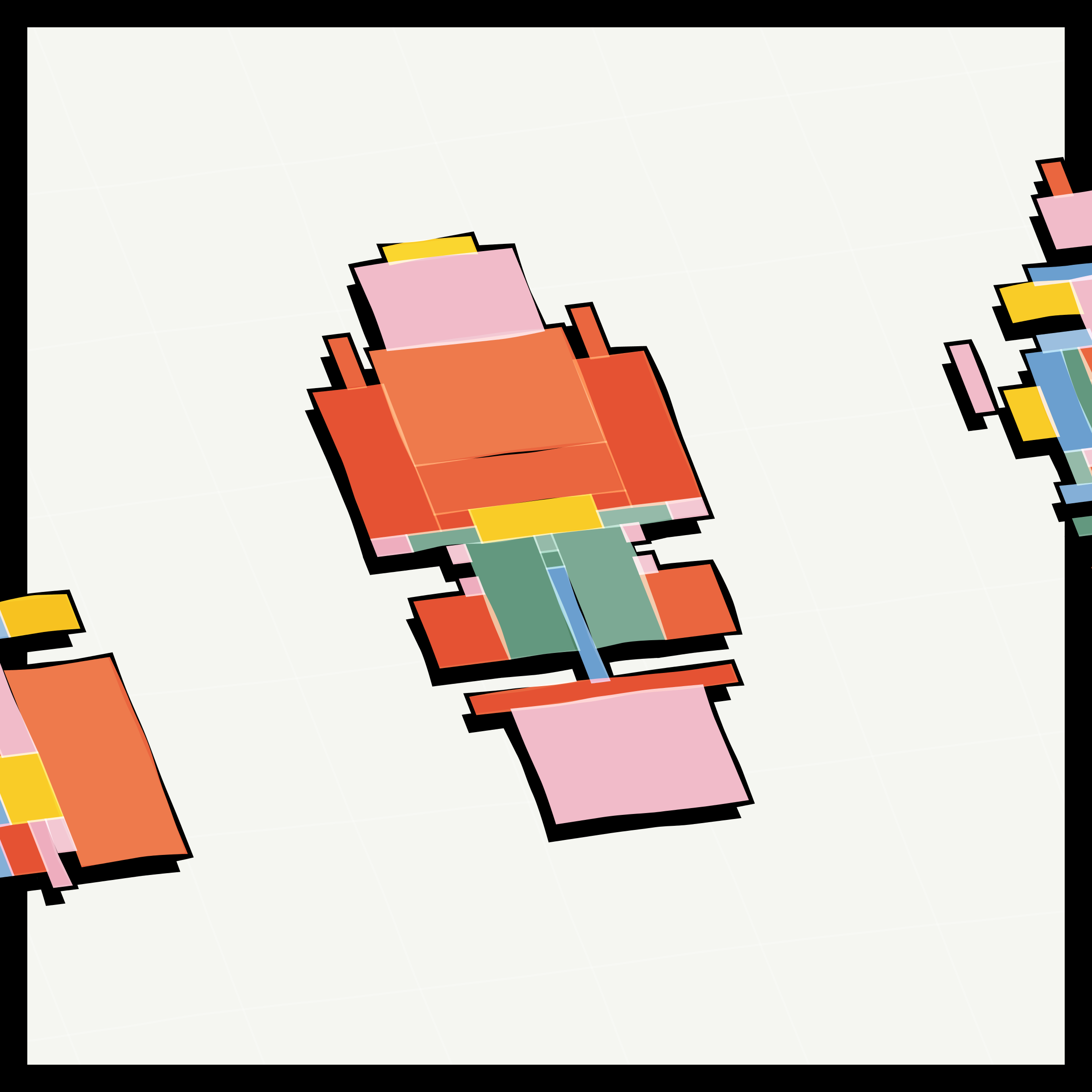 Art Blocks - Art Blocks v2 - Paper Armada #1716 - NFT # 37001716