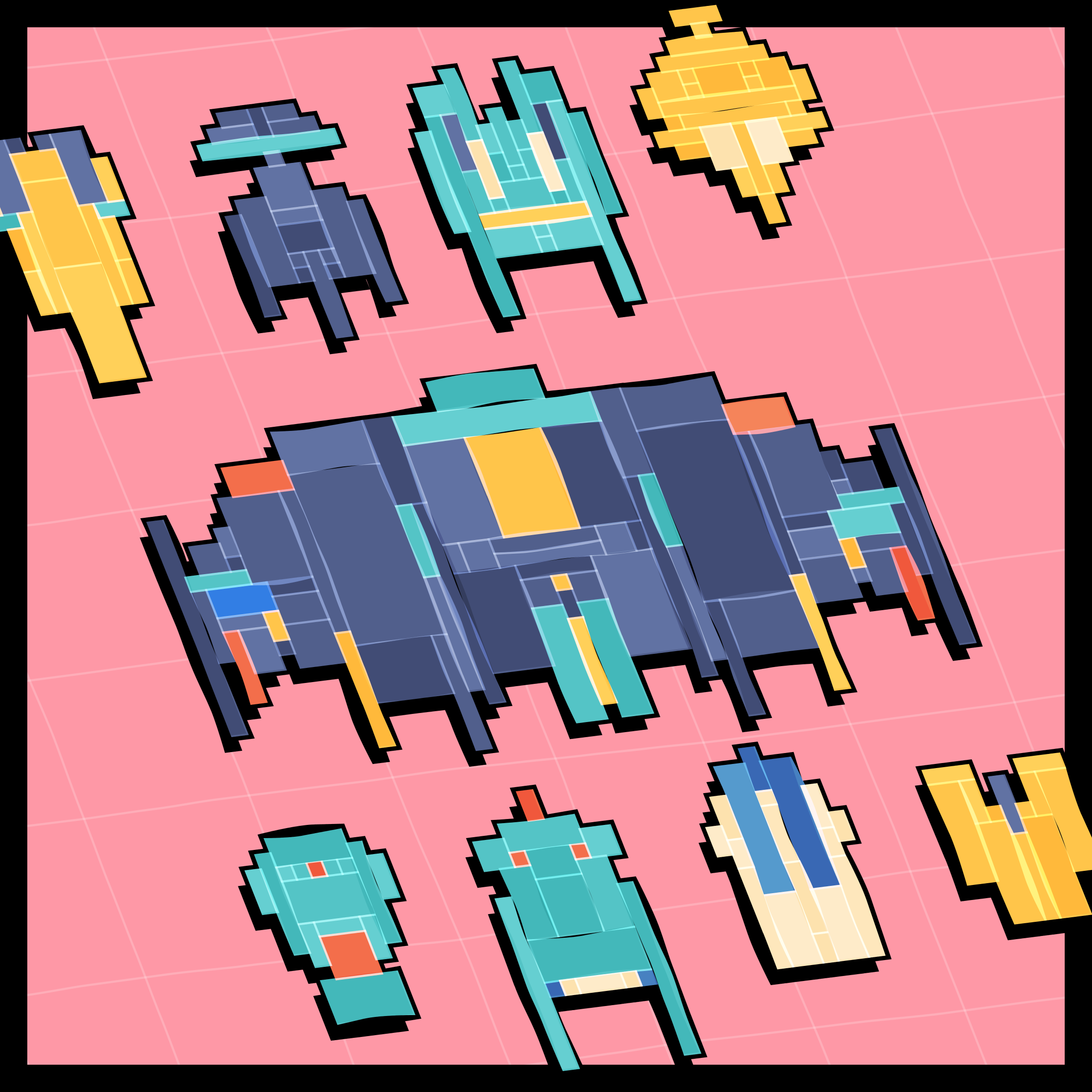 Art Blocks - Art Blocks v2 - Paper Armada #1720 - NFT # 37001720