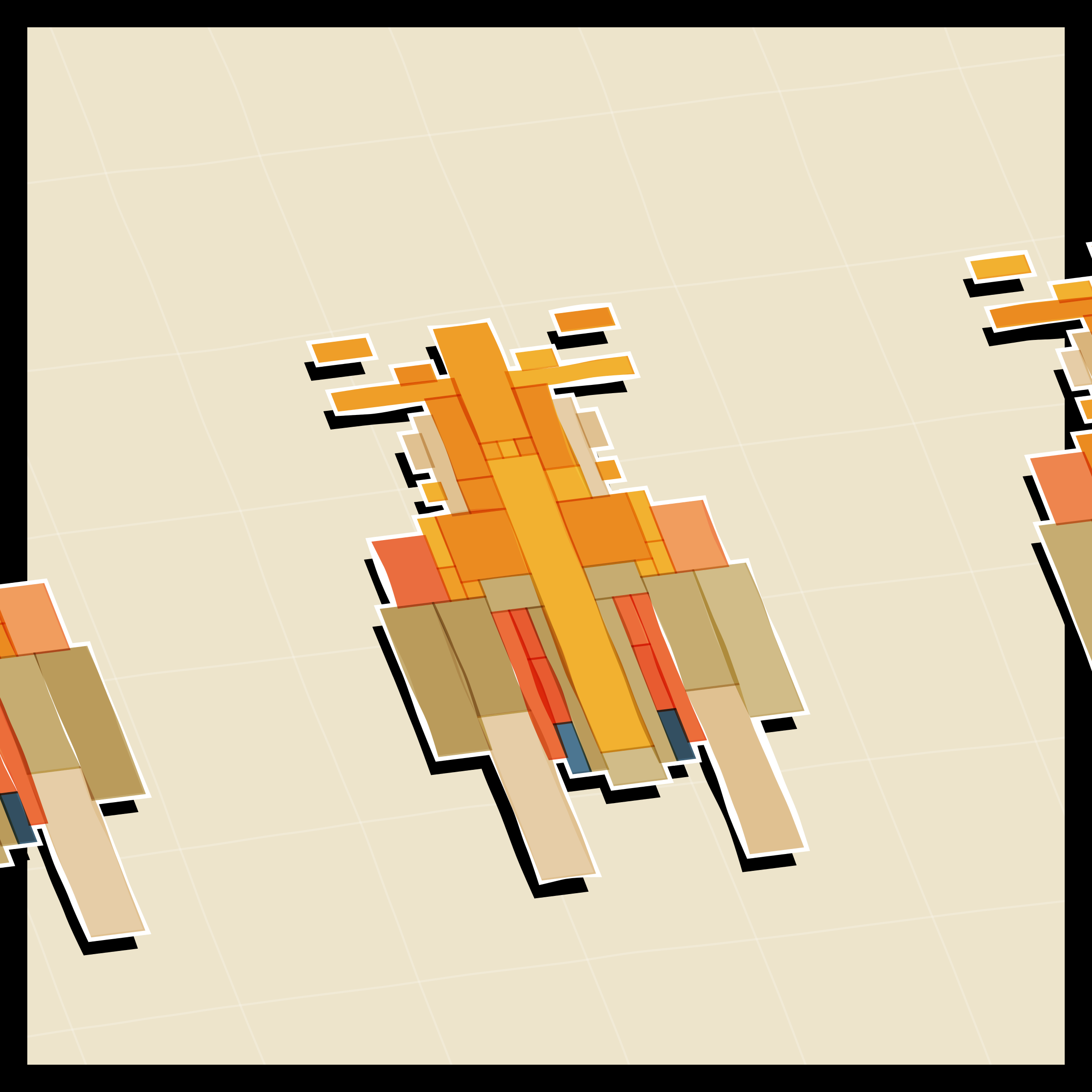 Art Blocks - Art Blocks v2 - Paper Armada #1721 - NFT # 37001721