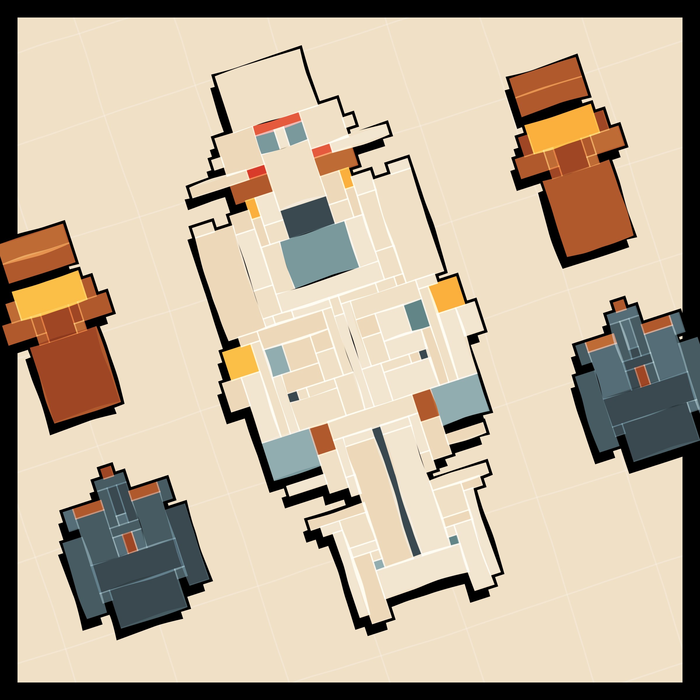 Art Blocks - Art Blocks v2 - Paper Armada #1725 - NFT # 37001725