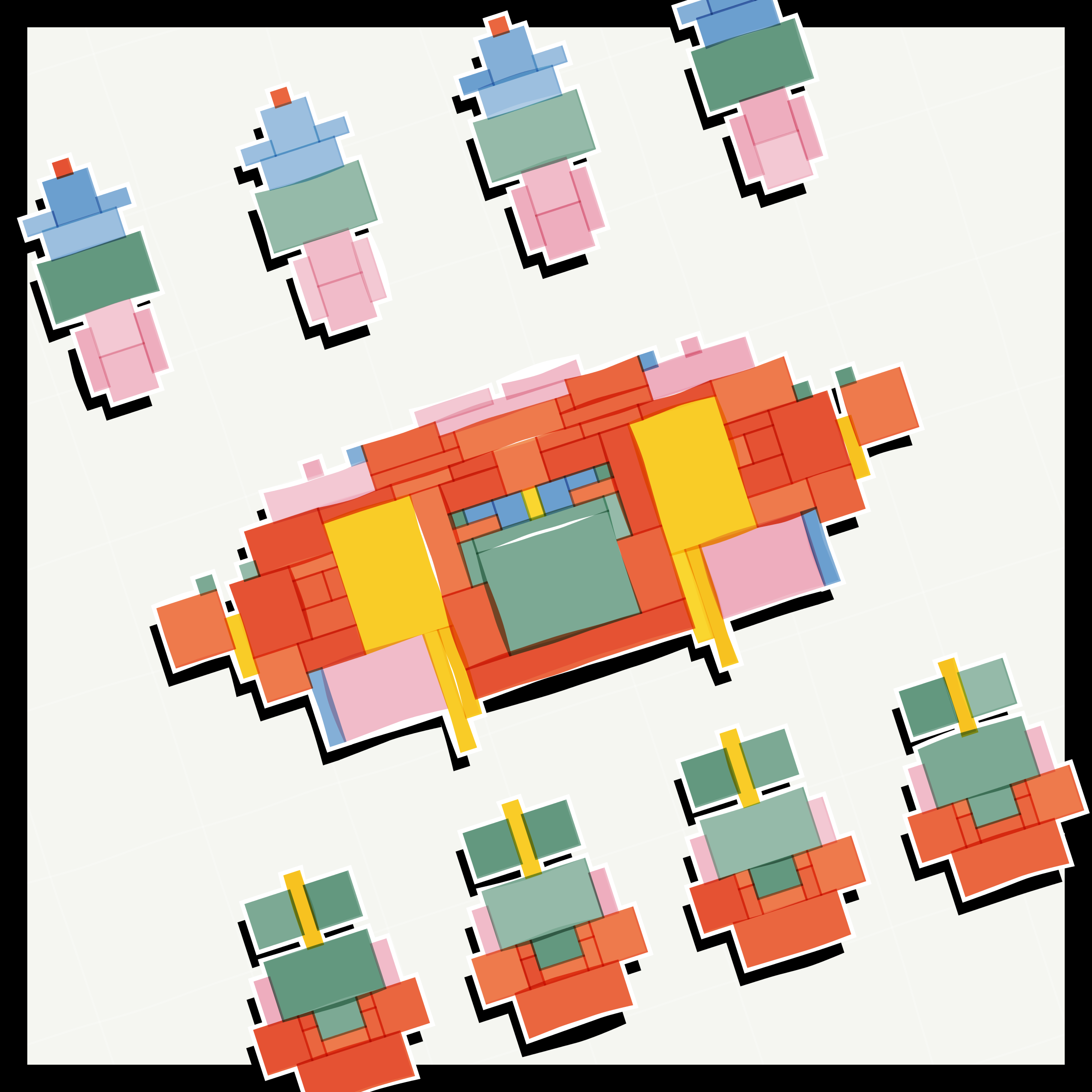 Art Blocks - Art Blocks v2 - Paper Armada #1733 - NFT # 37001733