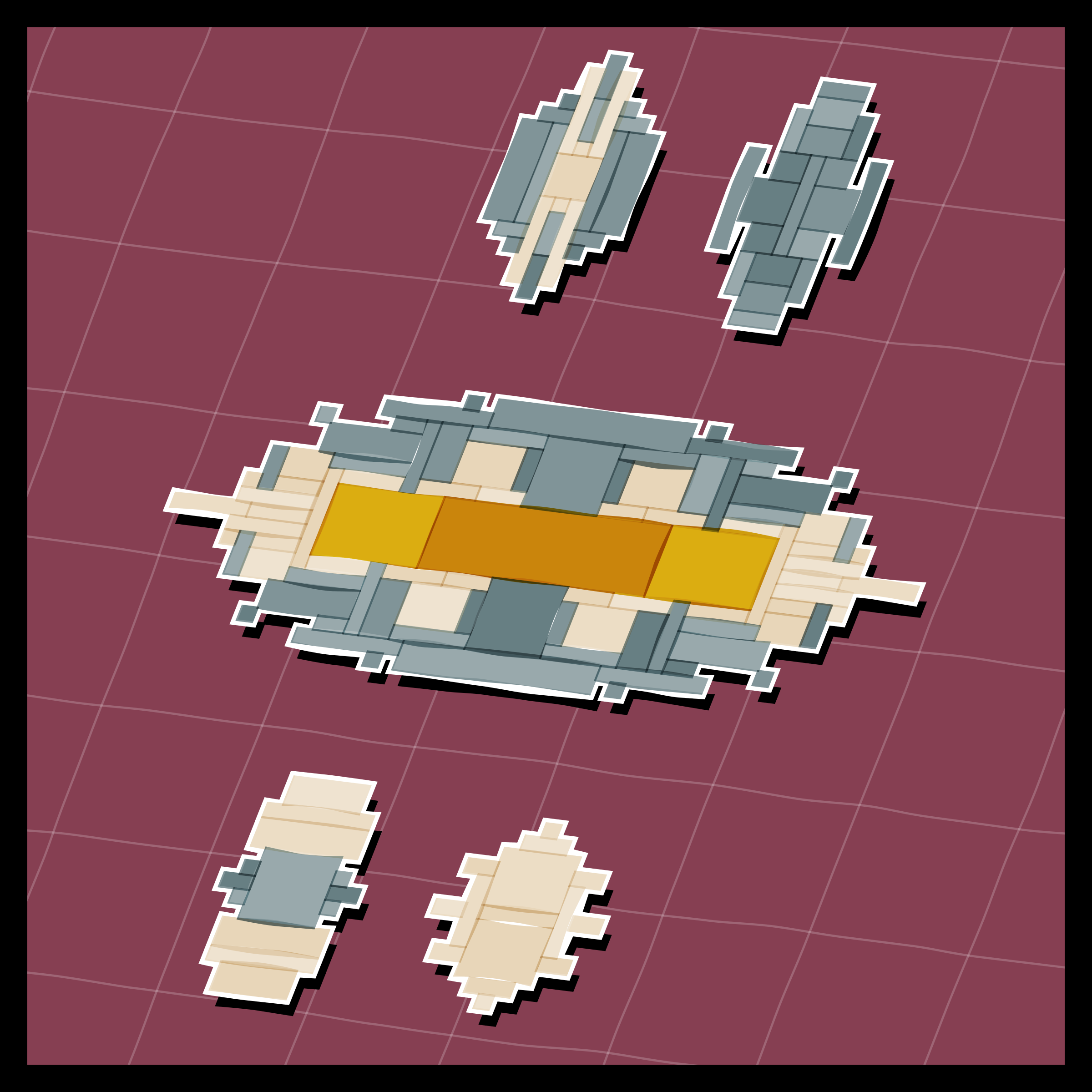 Art Blocks - Art Blocks v2 - Paper Armada #1735 - NFT # 37001735