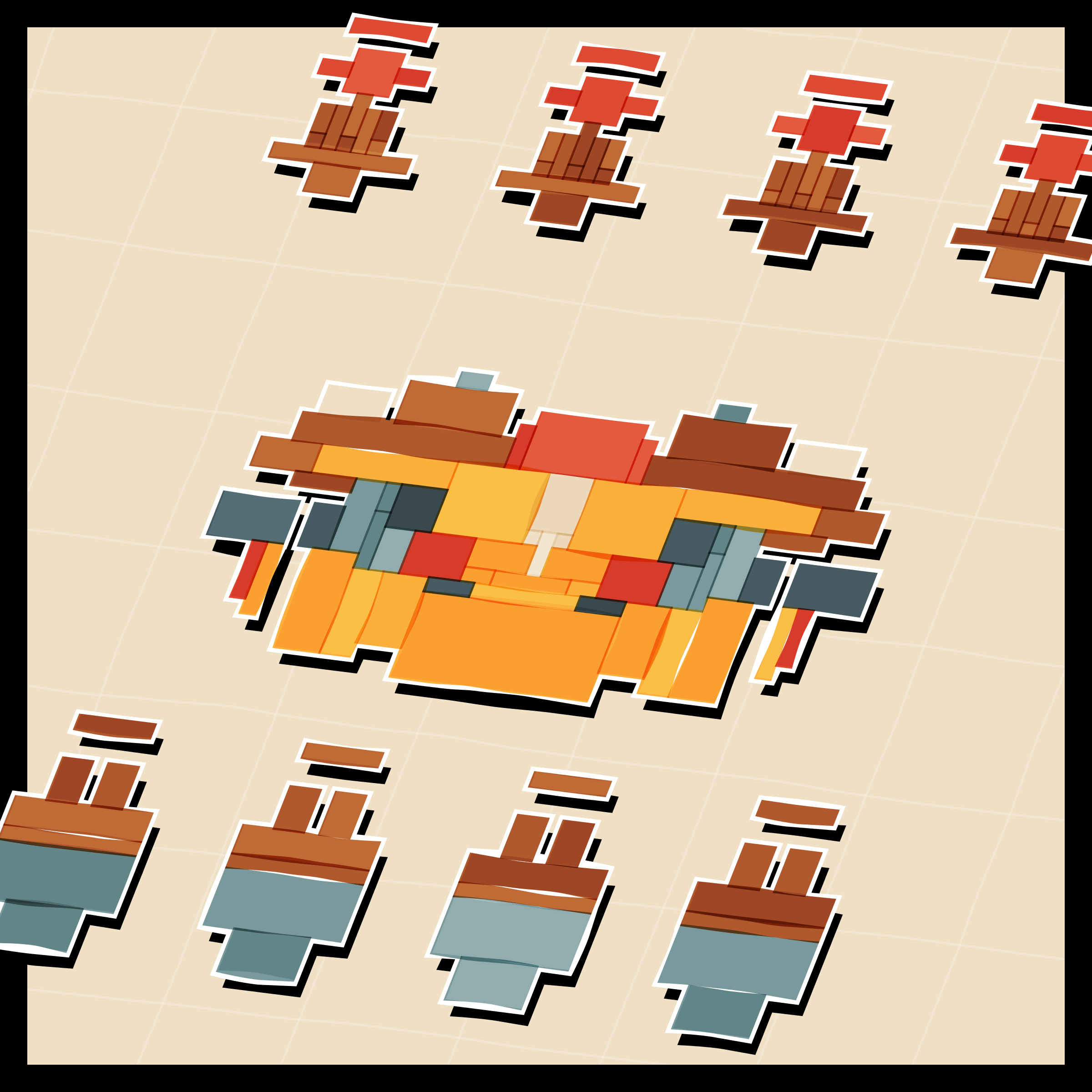 Art Blocks - Art Blocks v2 - Paper Armada #1760 - NFT # 37001760