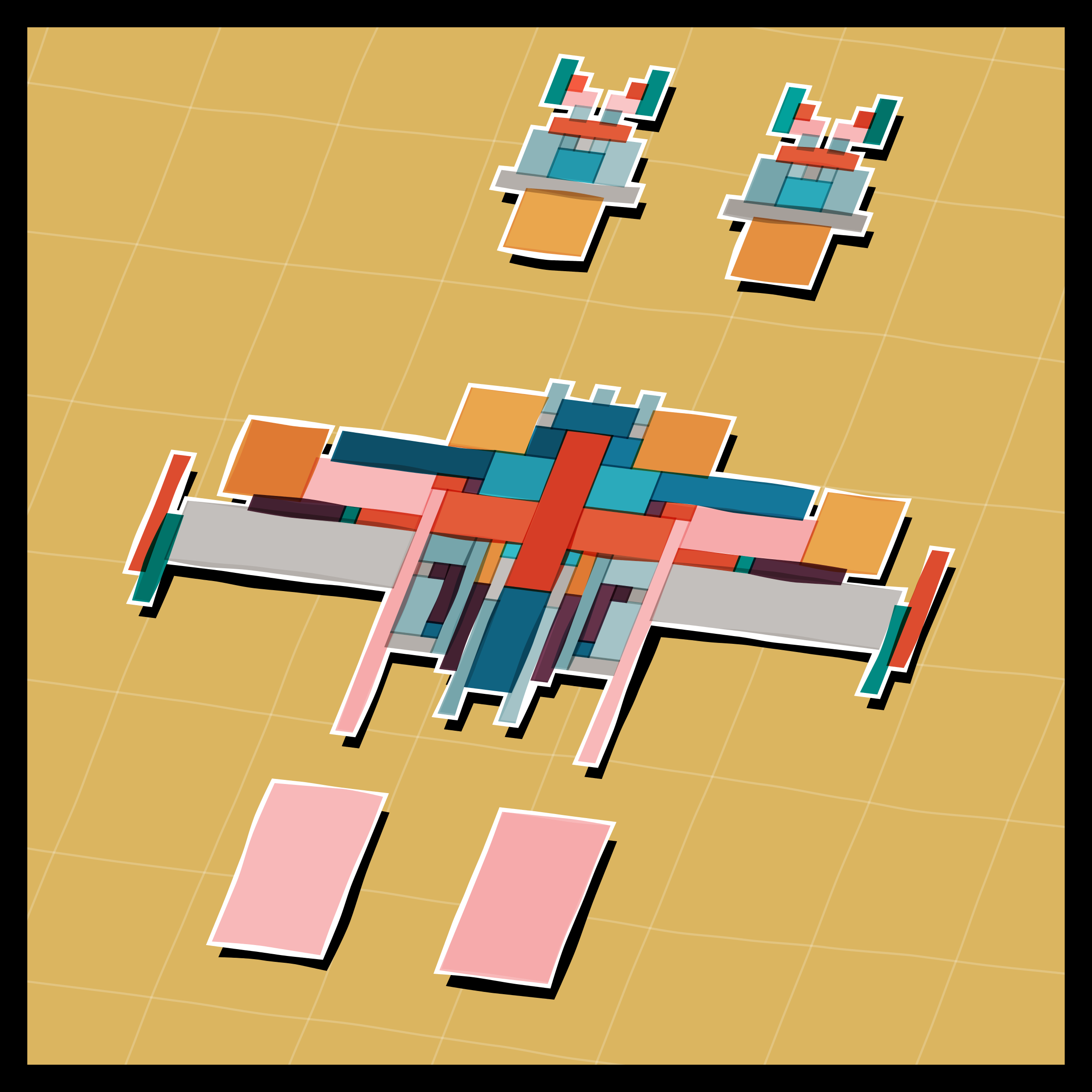 Art Blocks - Art Blocks v2 - Paper Armada #1765 - NFT # 37001765