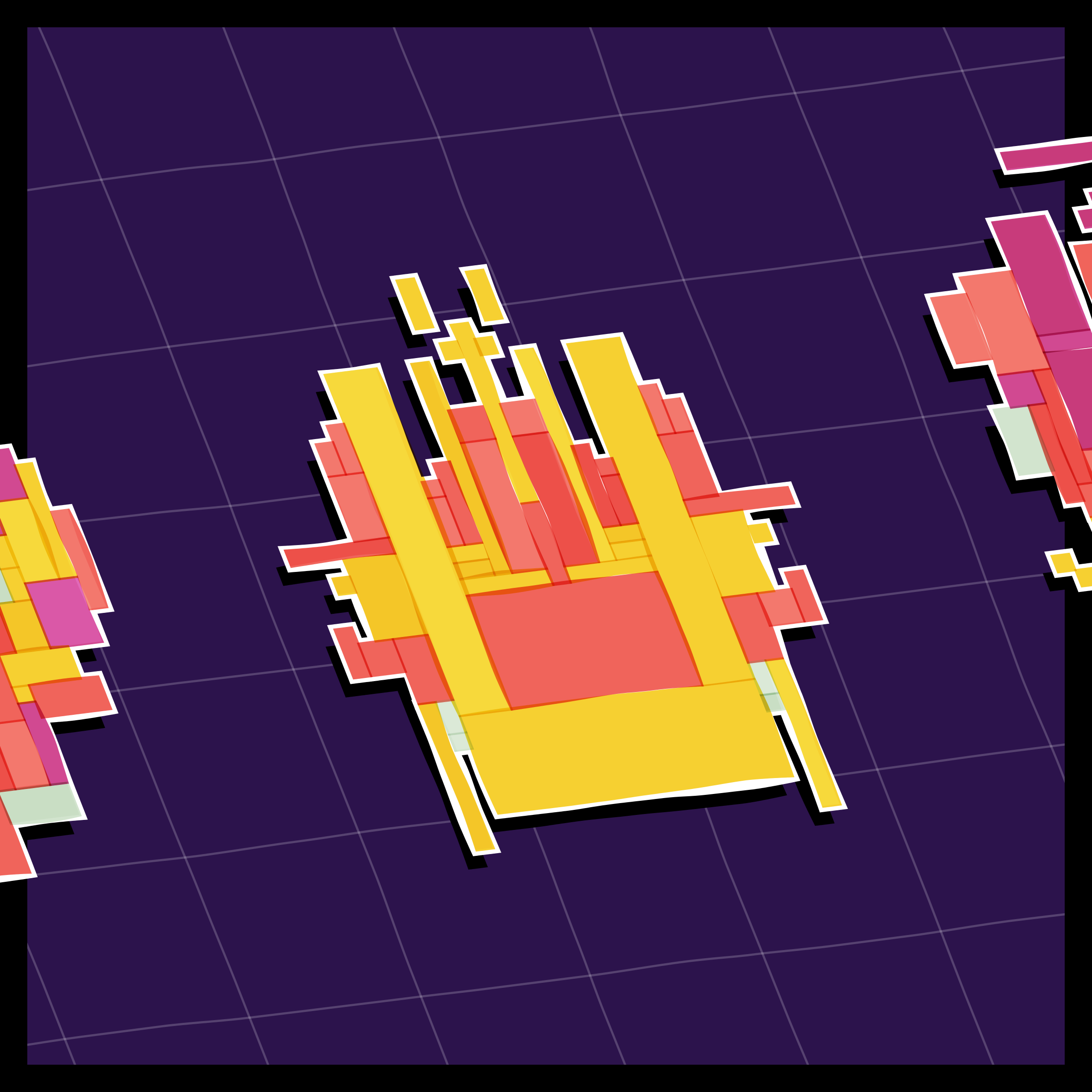 Art Blocks - Art Blocks v2 - Paper Armada #1773 - NFT # 37001773