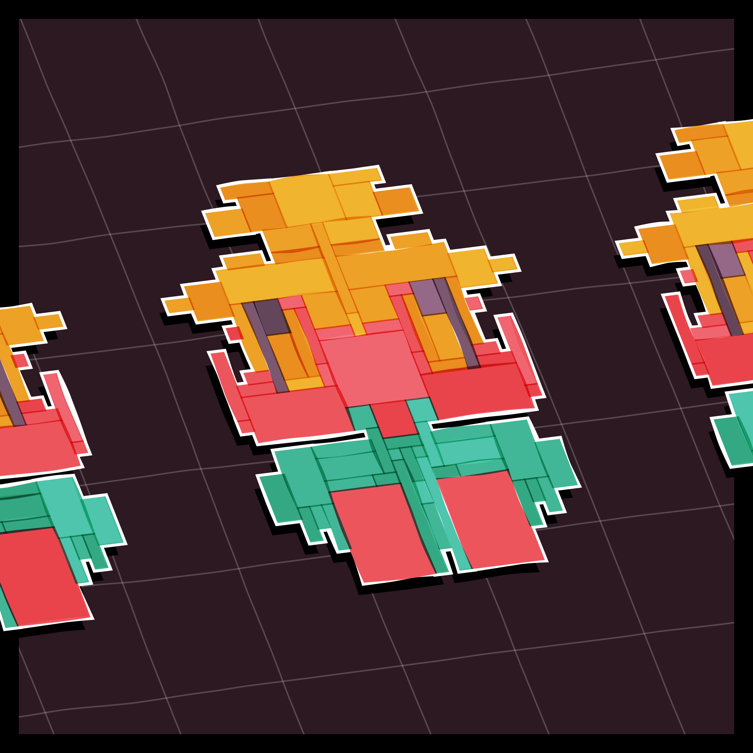 Art Blocks - Art Blocks v2 - Paper Armada #1774 - NFT # 37001774