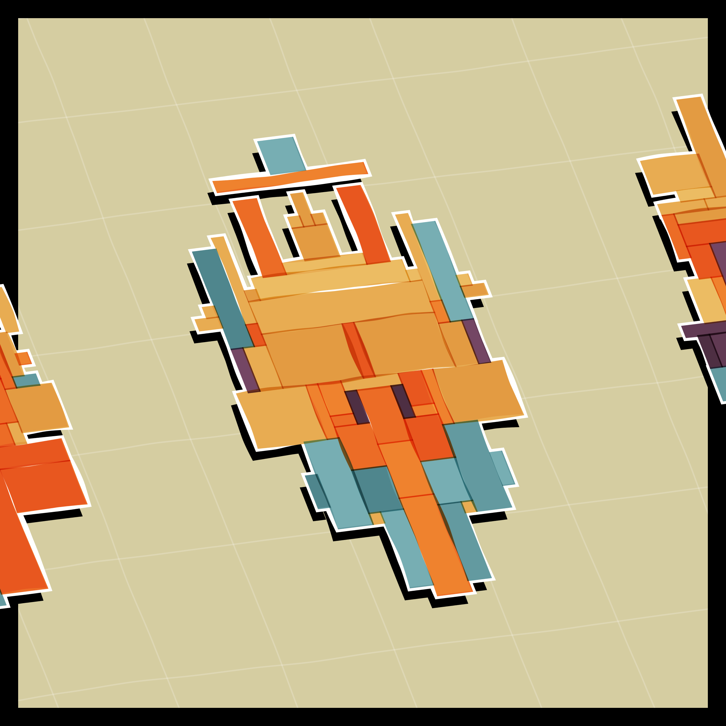 Art Blocks - Art Blocks v2 - Paper Armada #1785 - NFT # 37001785