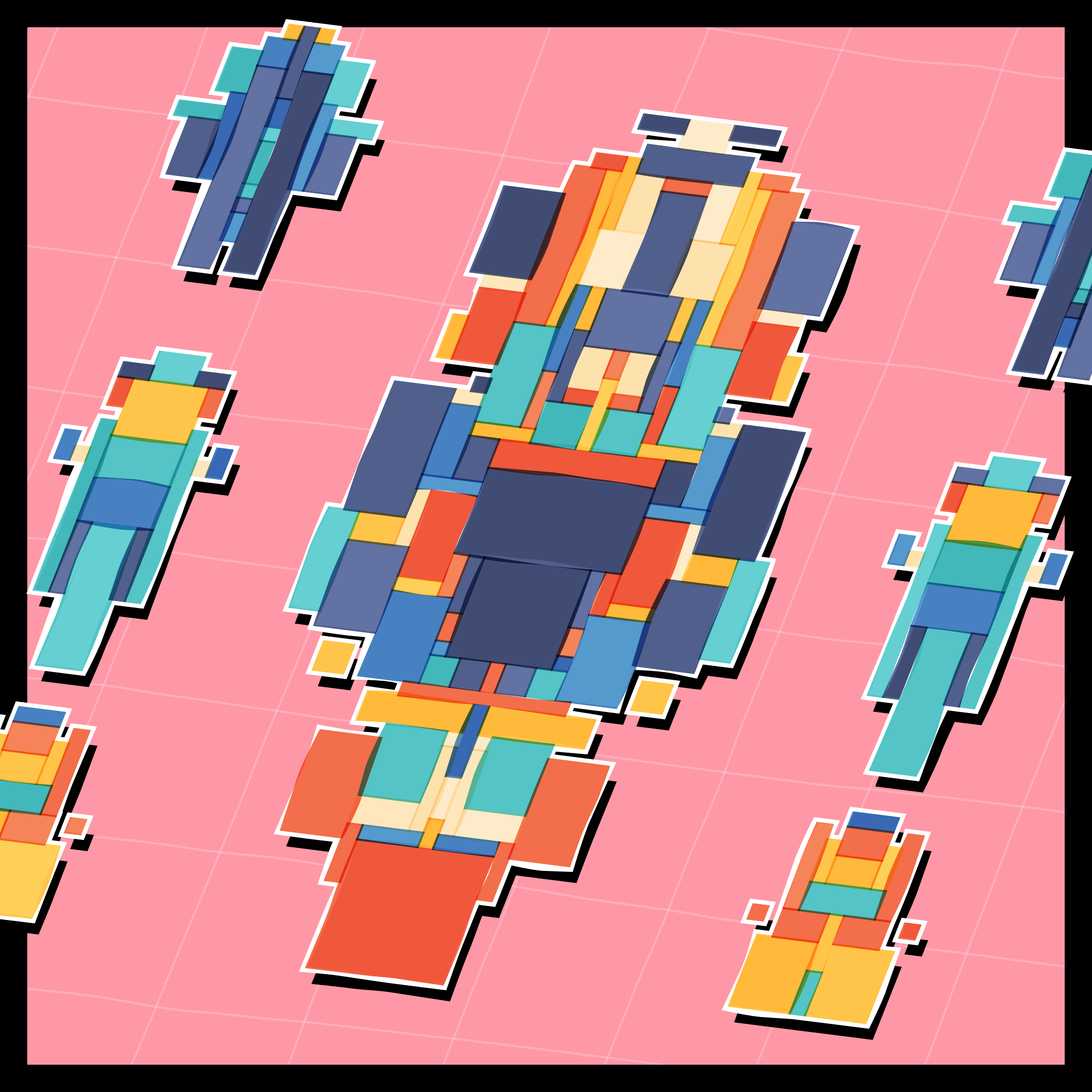 Art Blocks - Art Blocks v2 - Paper Armada #1789 - NFT # 37001789