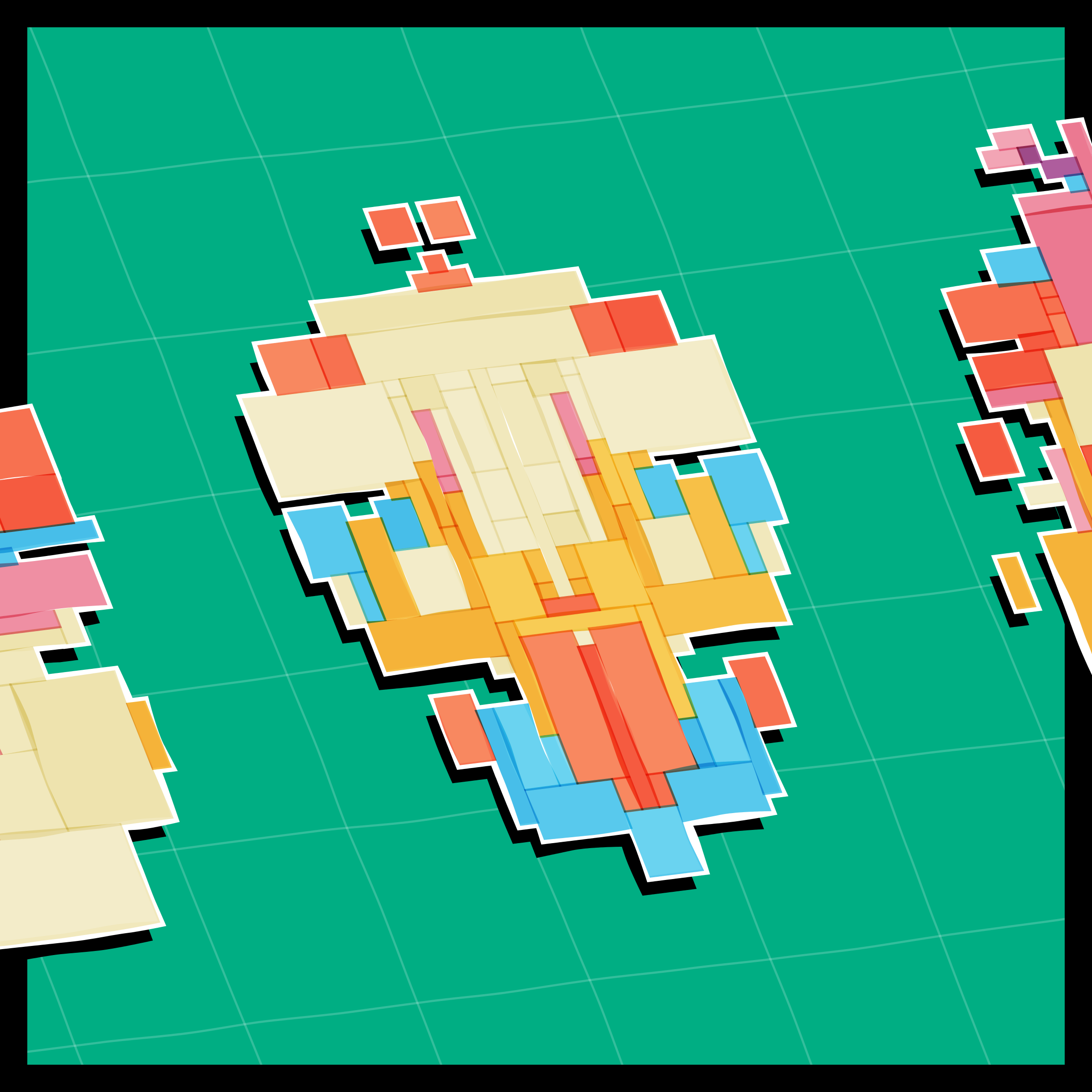 Art Blocks - Art Blocks v2 - Paper Armada #1795 - NFT # 37001795