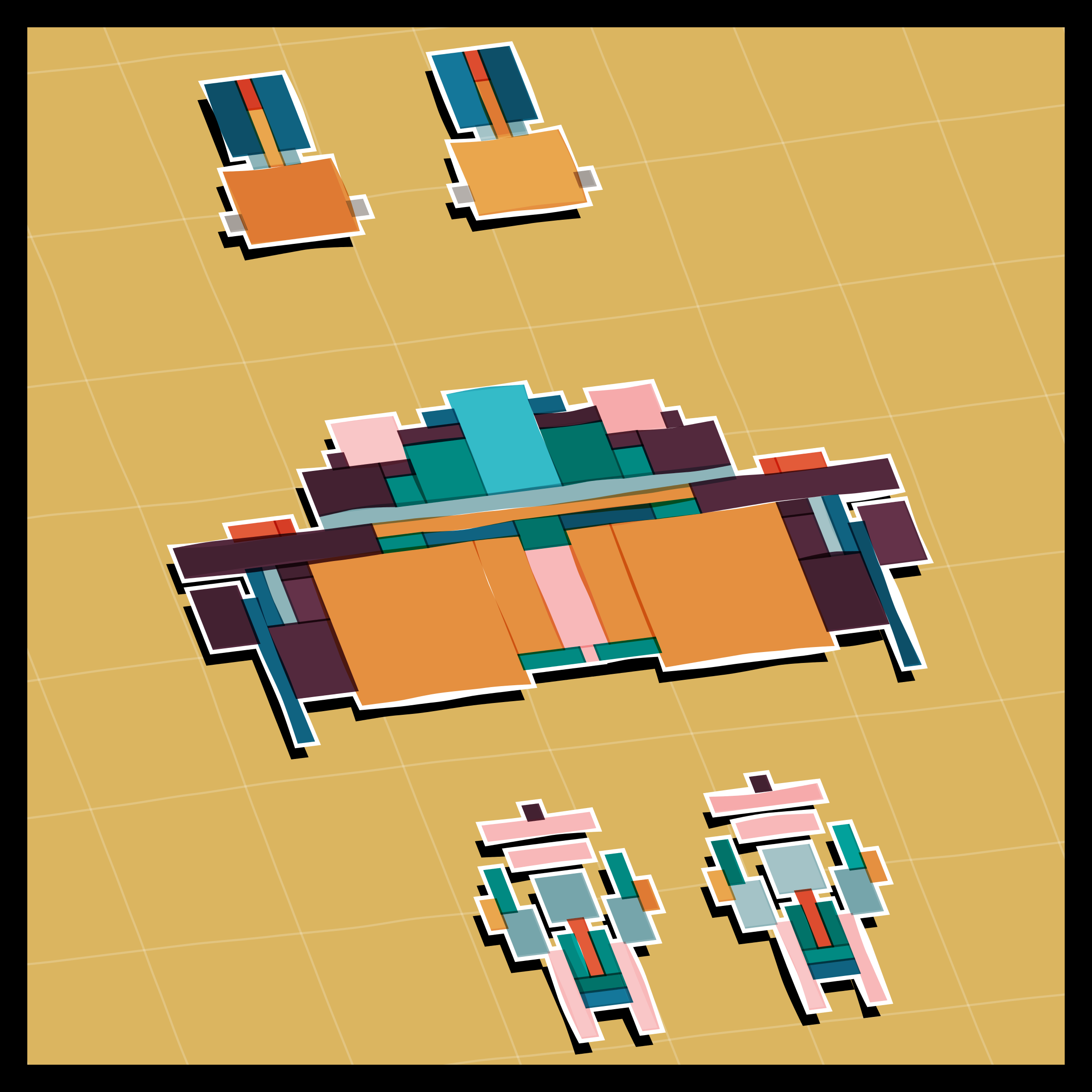 Art Blocks - Art Blocks v2 - Paper Armada #1800 - NFT # 37001800