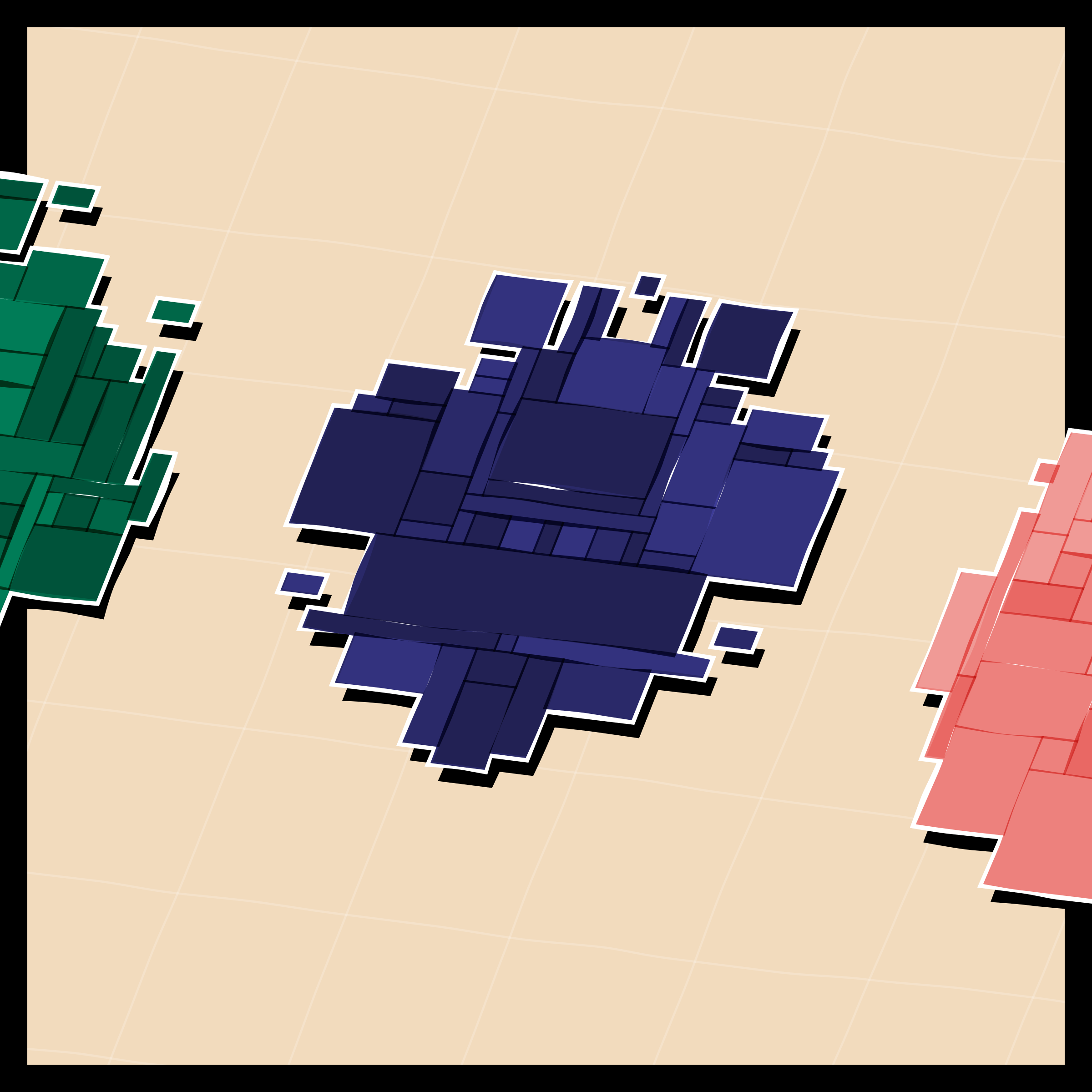 Art Blocks - Art Blocks v2 - Paper Armada #1821 - NFT # 37001821