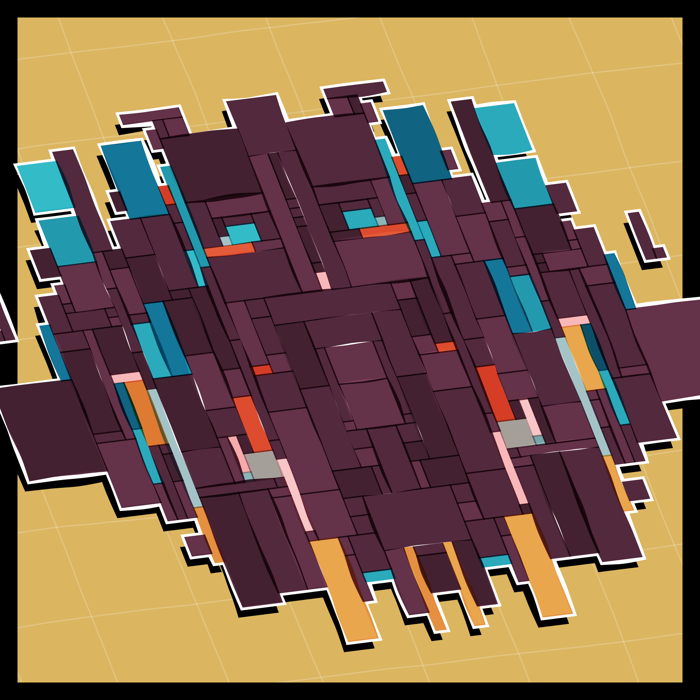 Art Blocks - Art Blocks v2 - Paper Armada #1835 - NFT # 37001835