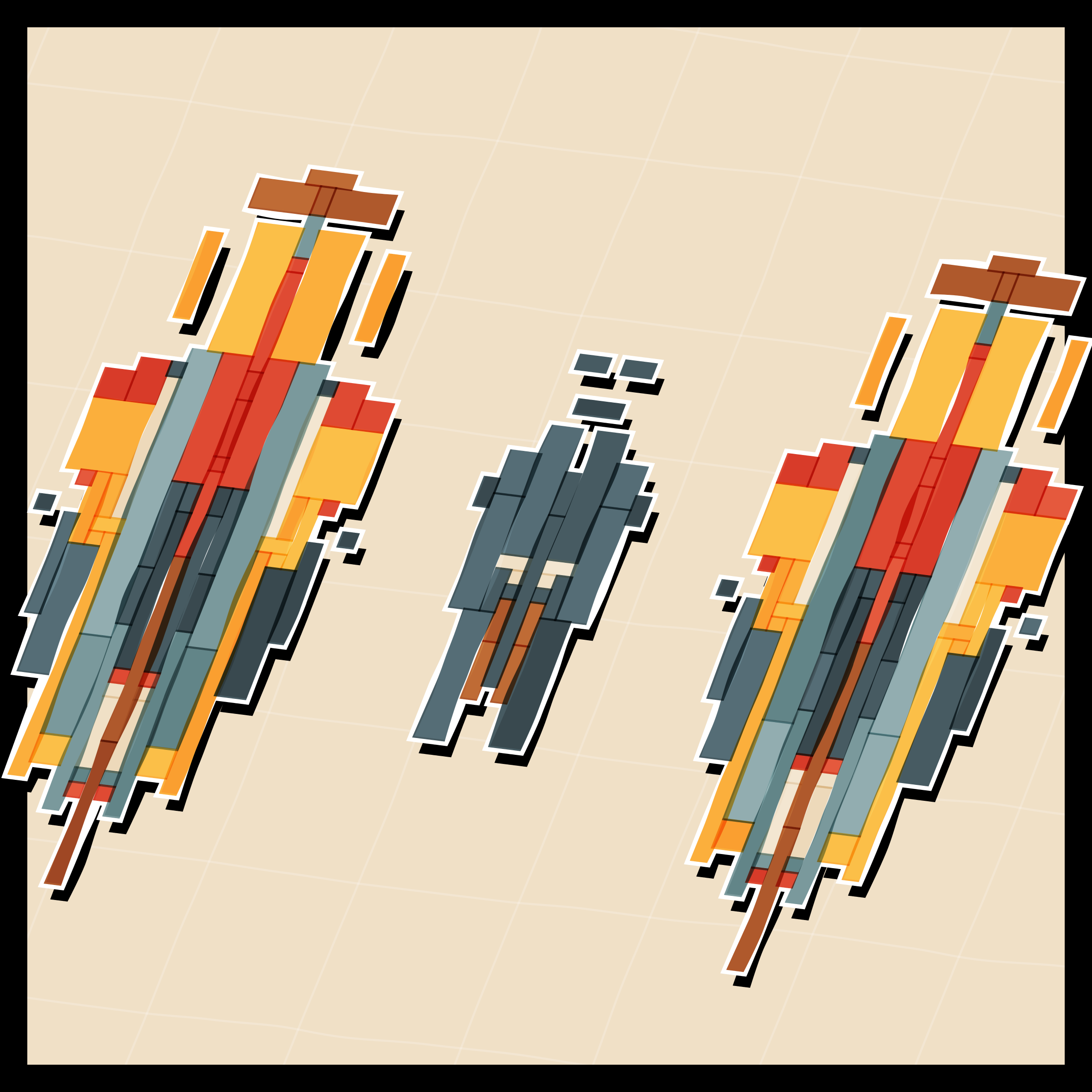 Art Blocks - Art Blocks v2 - Paper Armada #1838 - NFT # 37001838