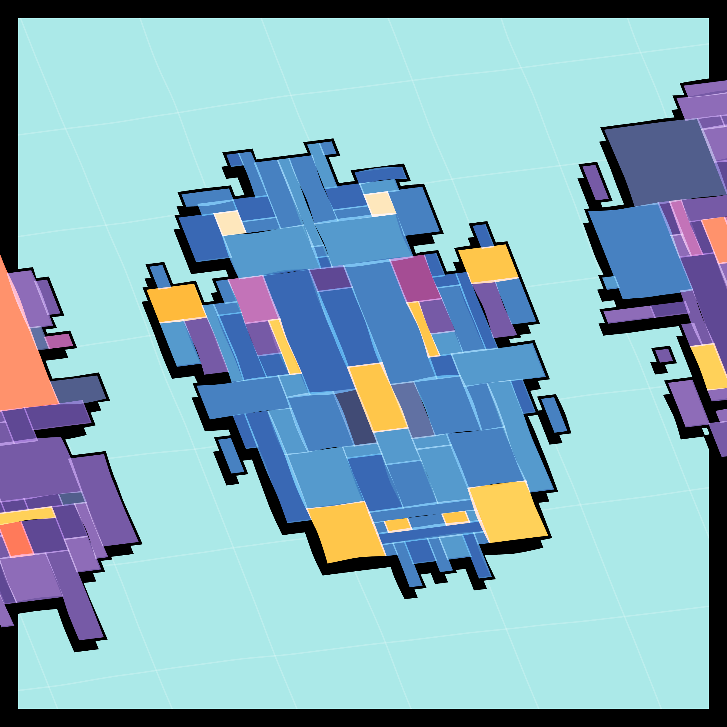 Art Blocks - Art Blocks v2 - Paper Armada #1845 - NFT # 37001845